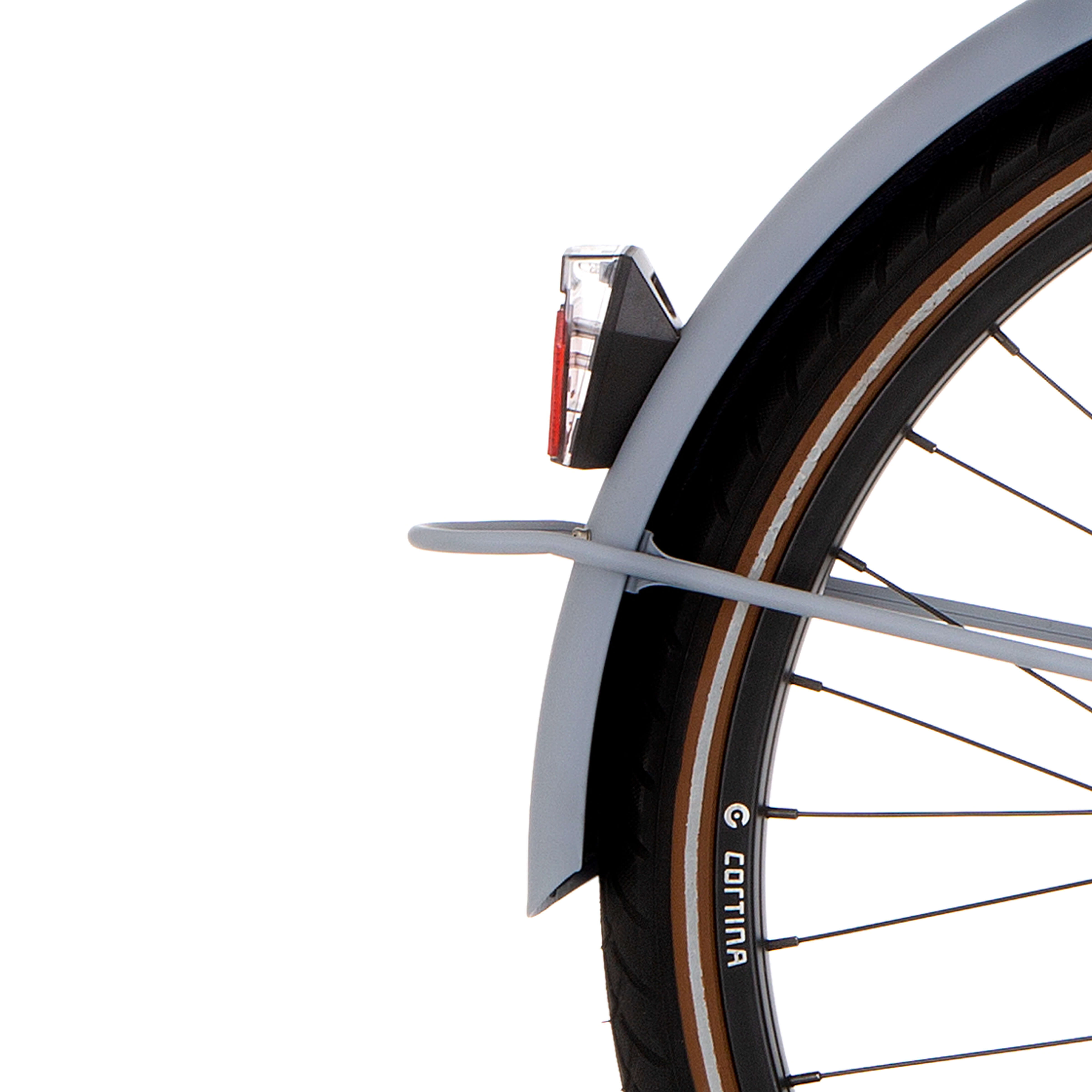 Cortina Spatbord achter 26 U4 neutraal grijs mat