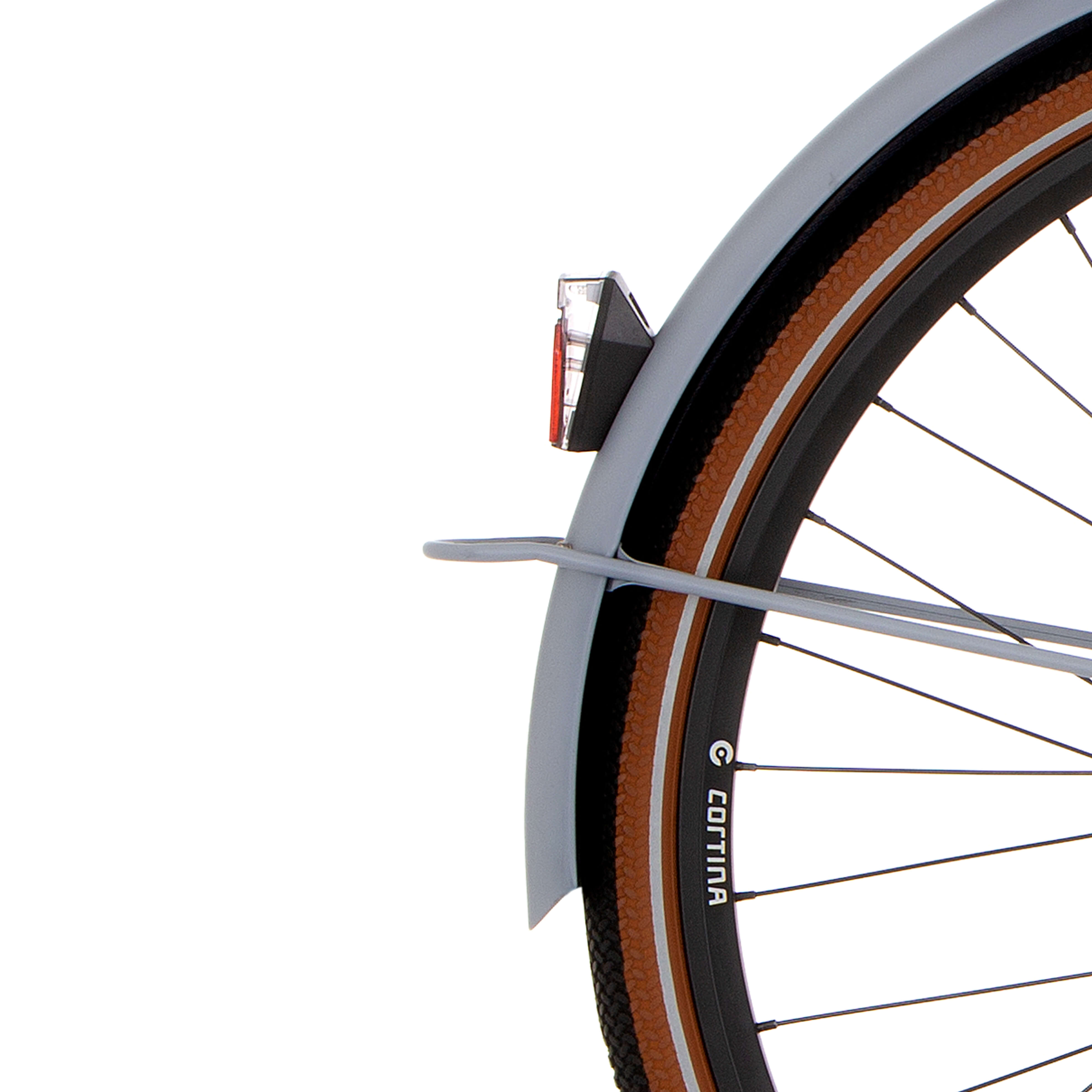 Cortina Spatbord achter 28 U4 neutraal grijs mat