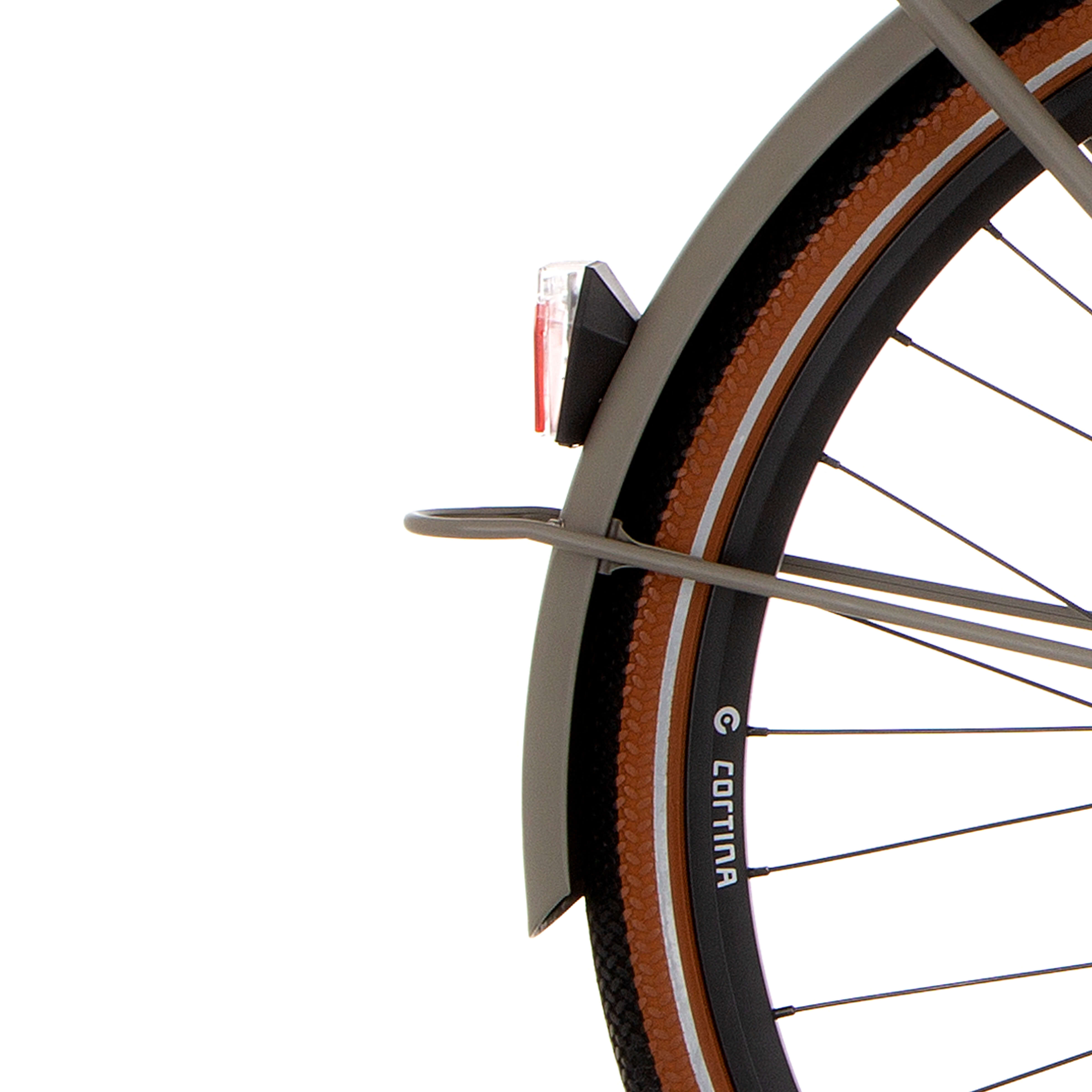 Cortina Spatbord achter 28 E-U4 kwartsgrijs mat