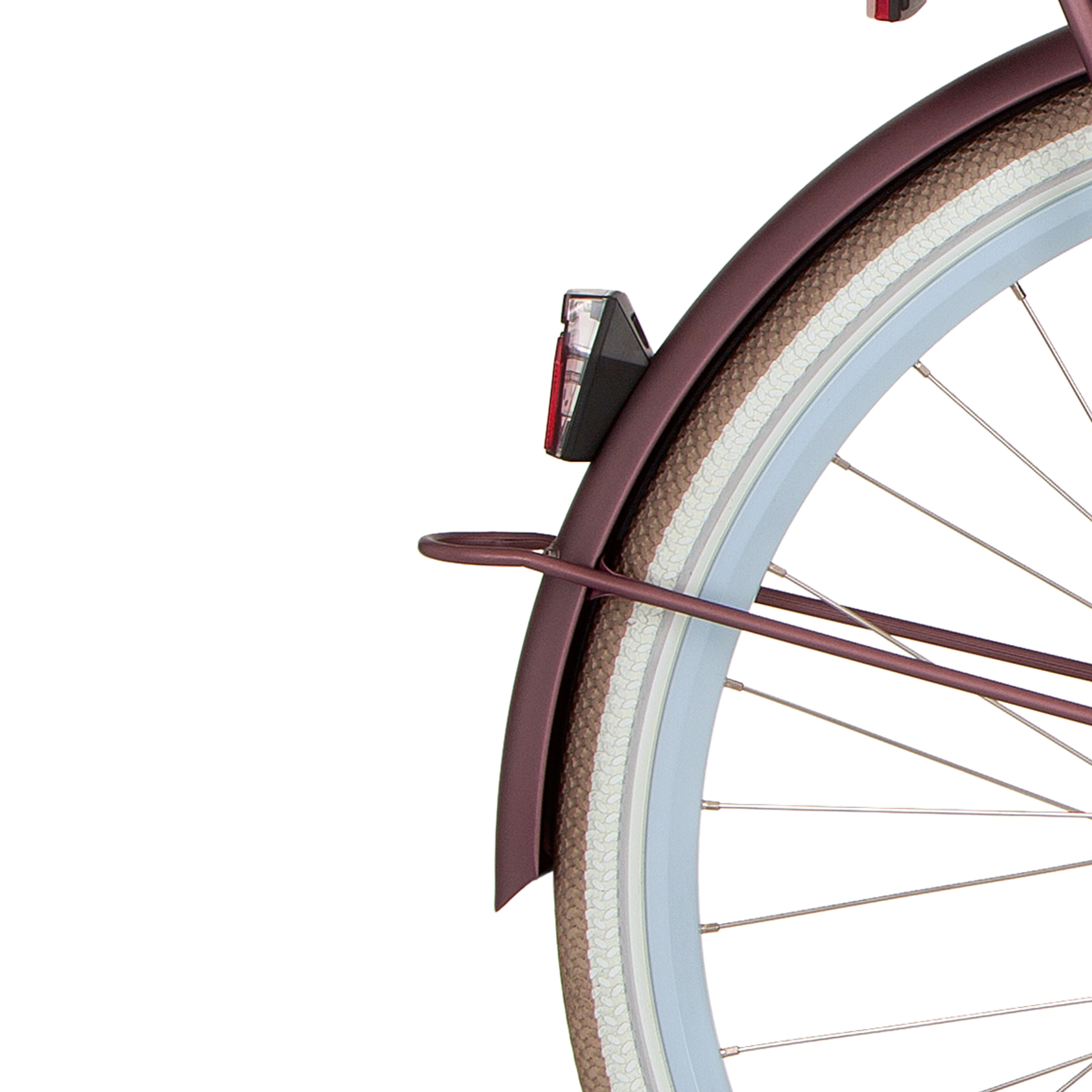 Cortina Spatbord achter 28 U4 pikant zilver mat