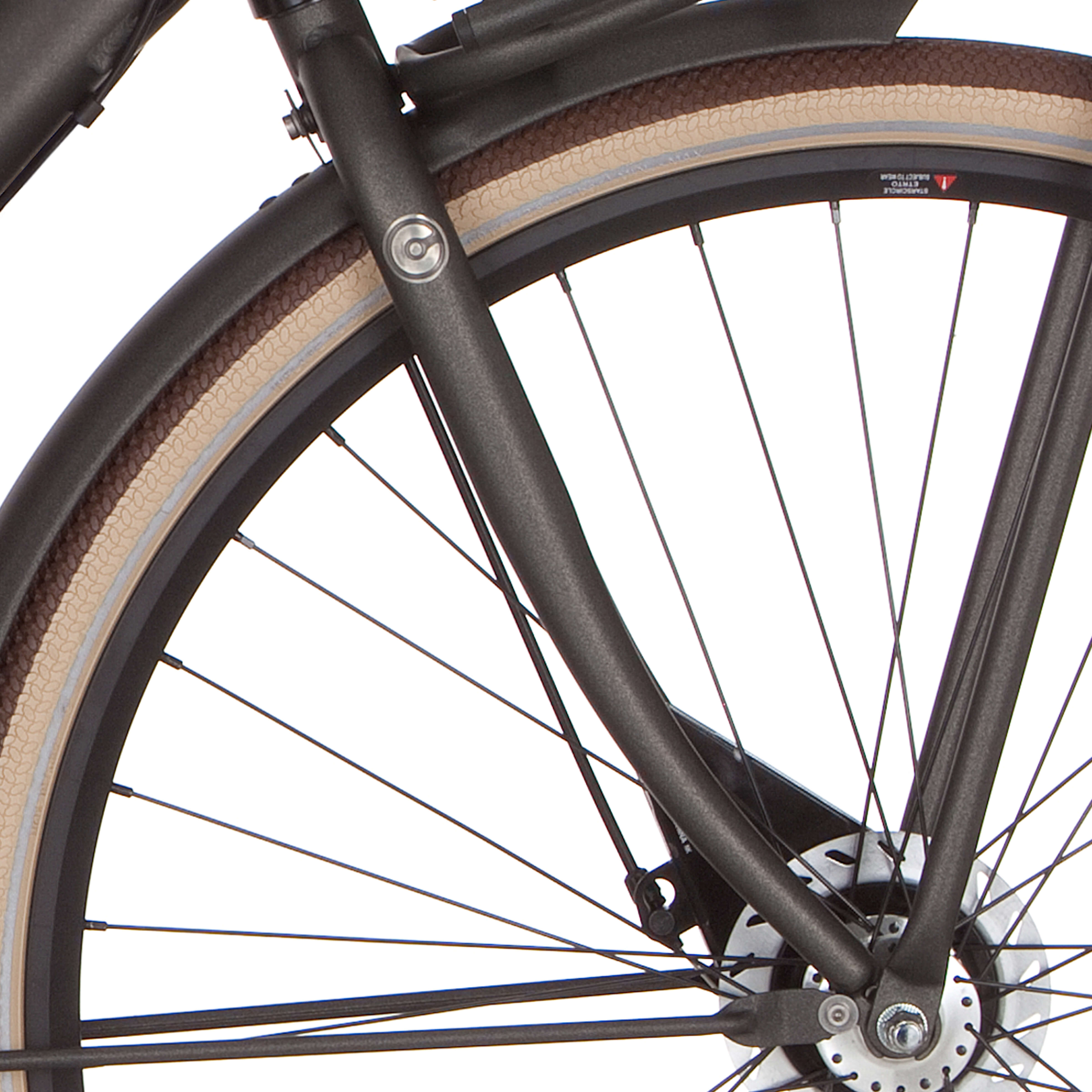 Cortina voorvork U4 H65 zwart goud mat