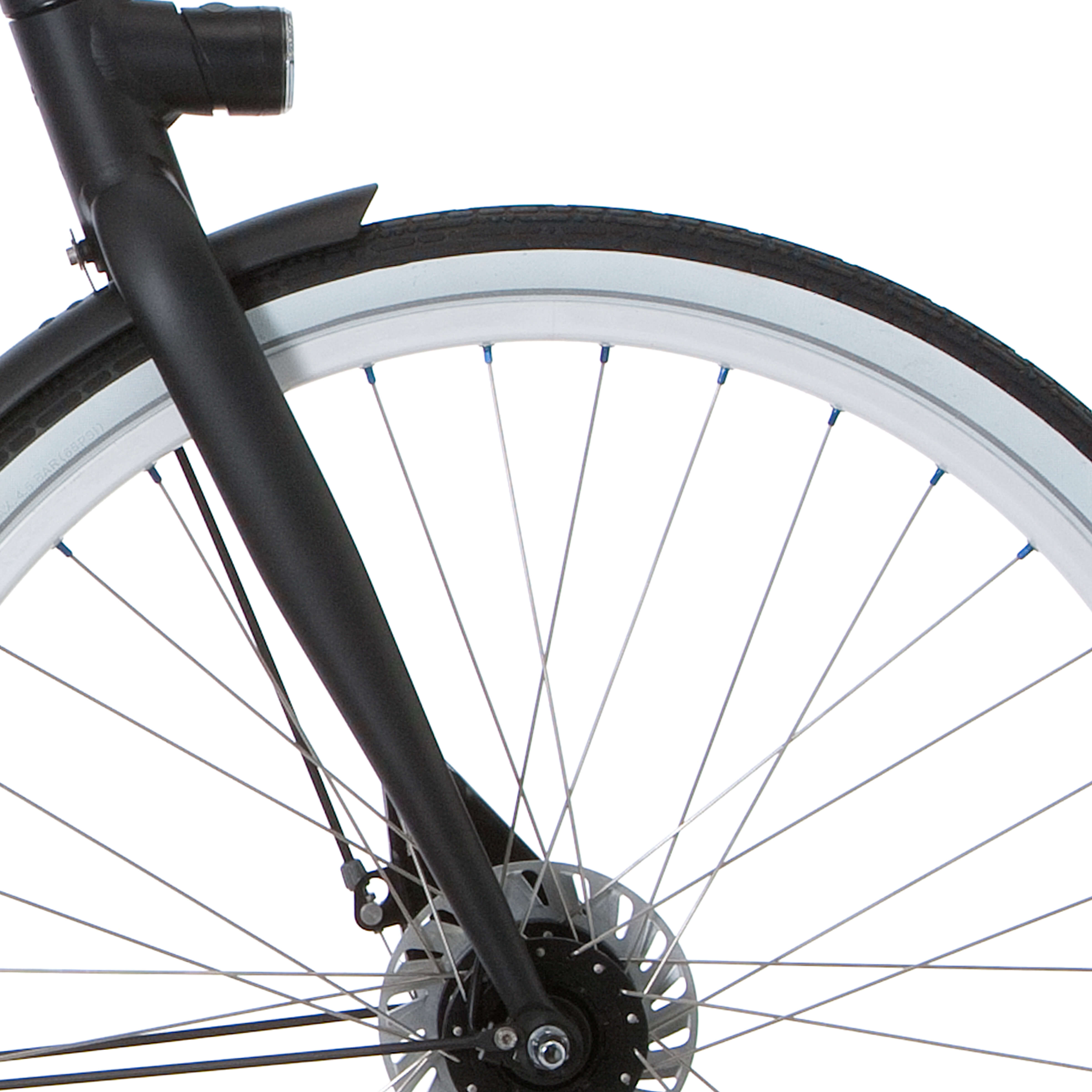 Cortina voorvork Blau RB mat zwart