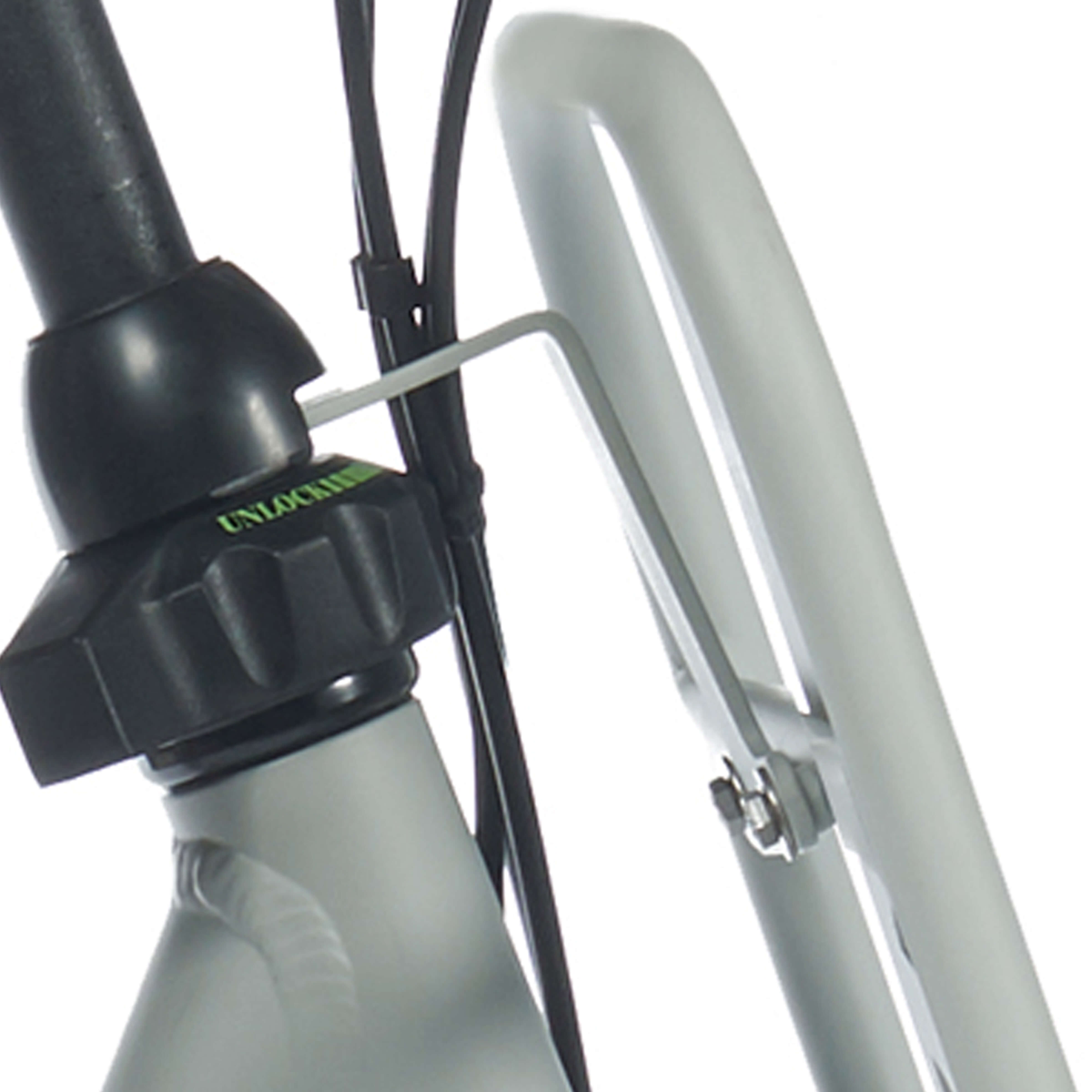 Cortina balhoofd beugel voordrager 28 D glad grijs mat