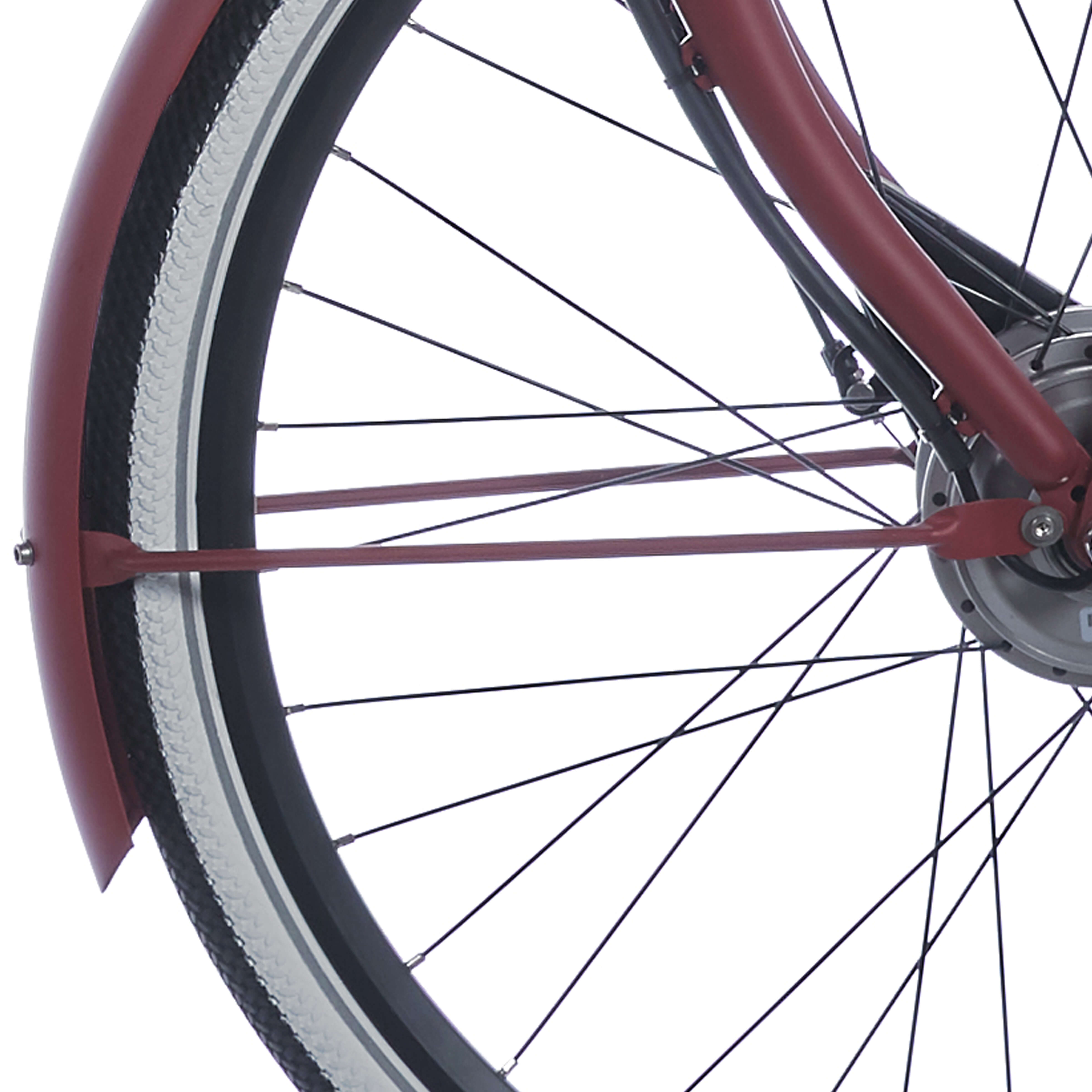 Cortina Spatbordstang voor 28 E-U4 framboos mat