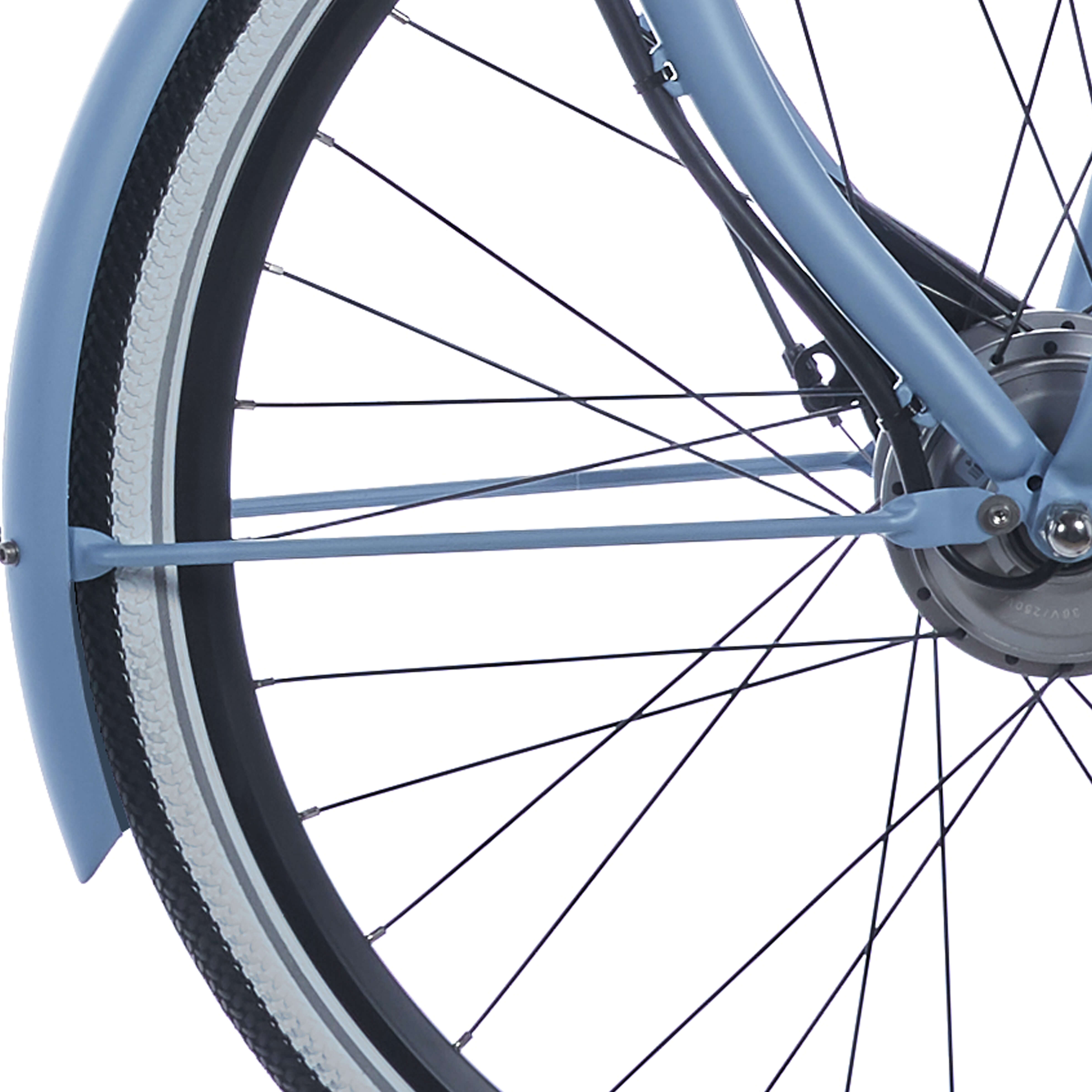 Cortina Spatbordstang voor 28 E-U4 blauwe hemel metallic mat