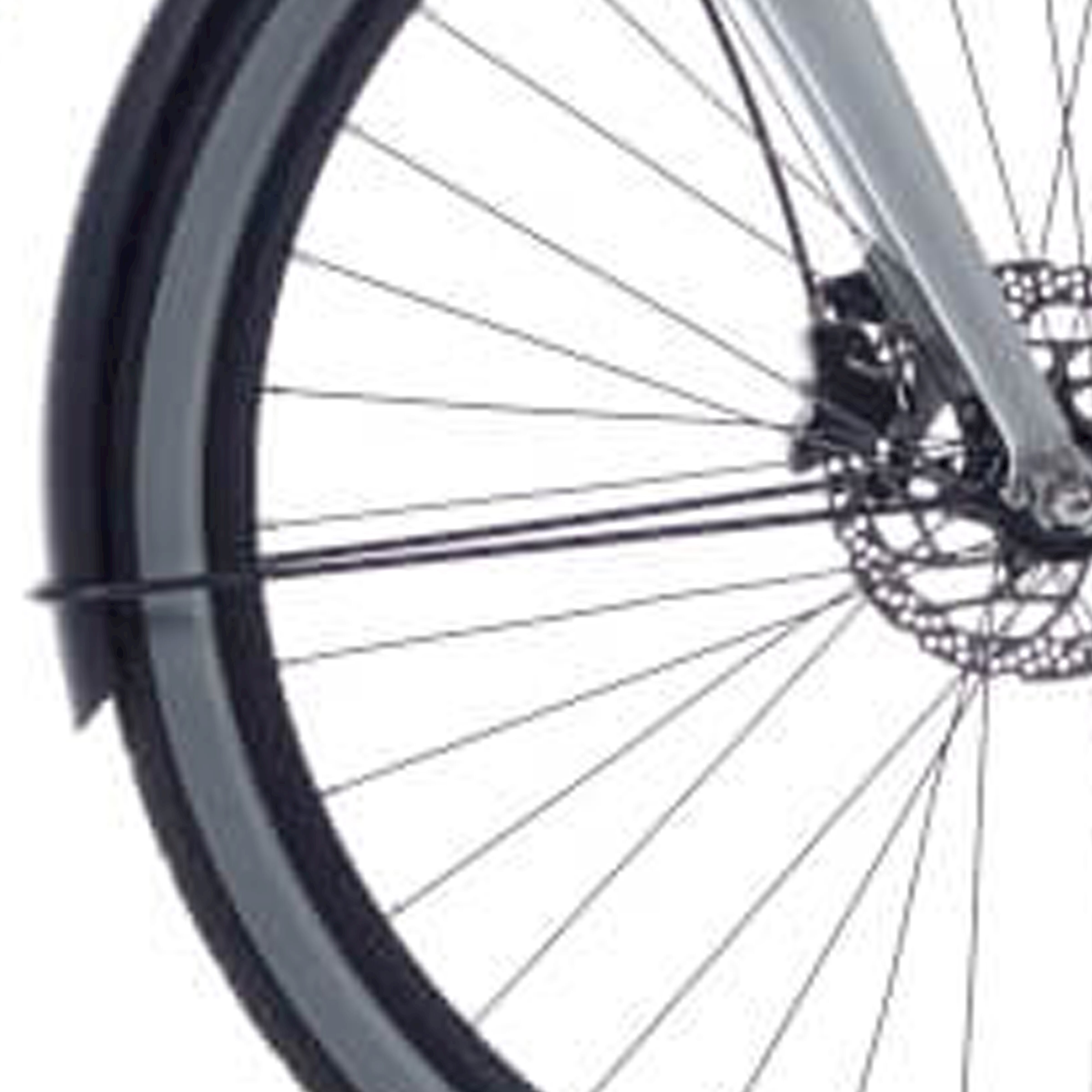 Cortina spatbordstang voor 28 blauw gitzwart mat