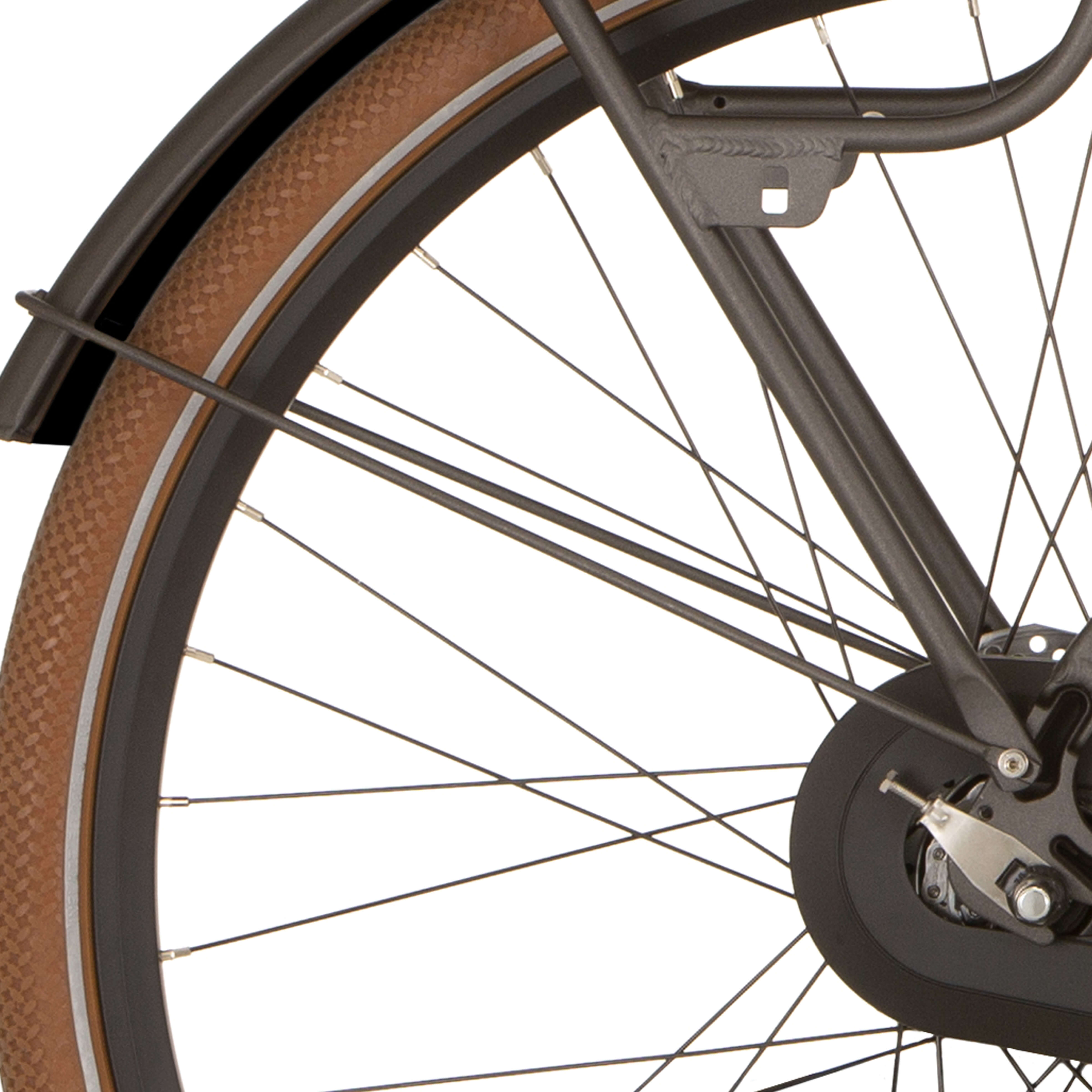 Cortina Spatbordstang achter 28 Foss ijzer zwart mat