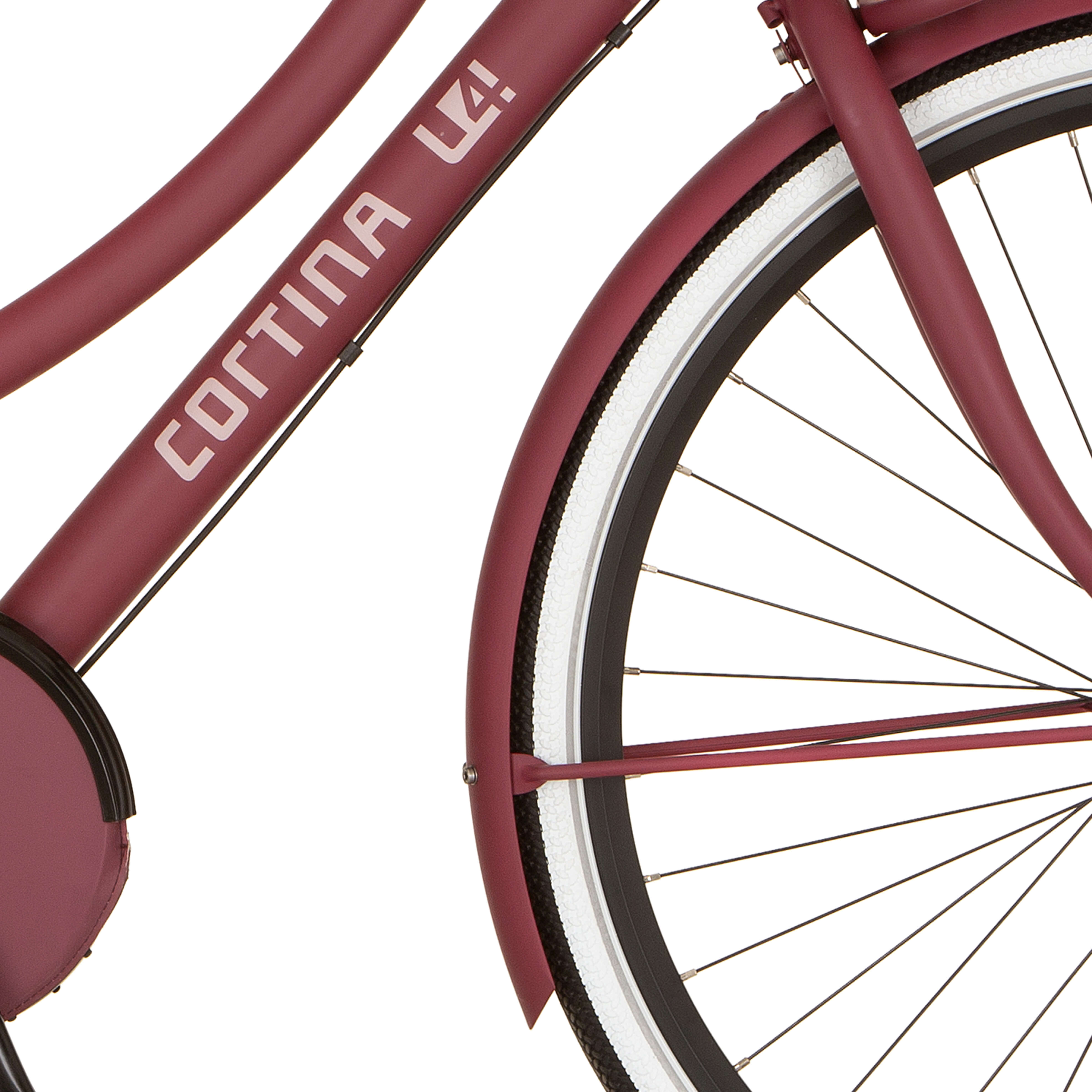 Cortina Spatbord voor 28 U4 framboos mat