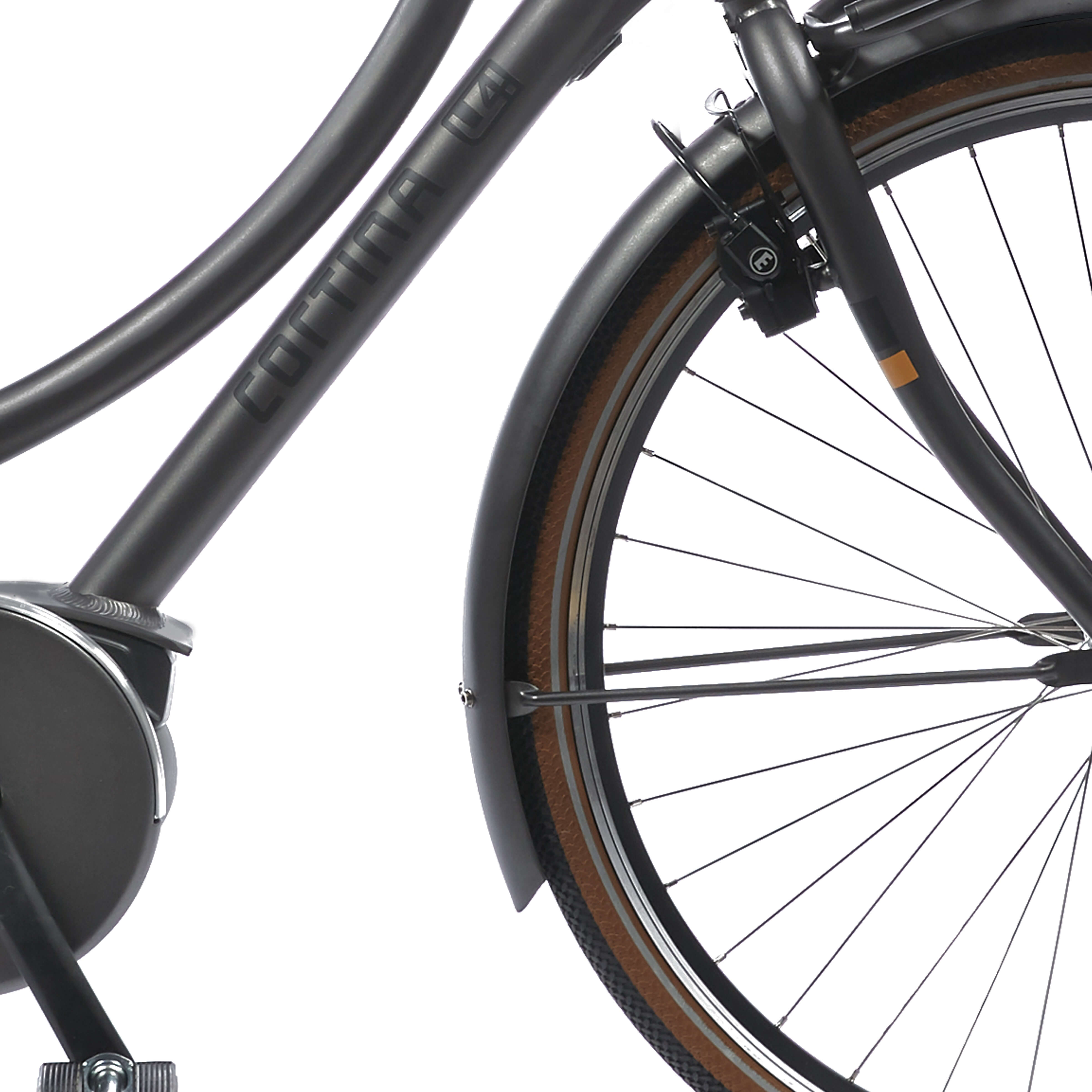 Cortina spatbord voor 28 e-u4 eclips zwart mat