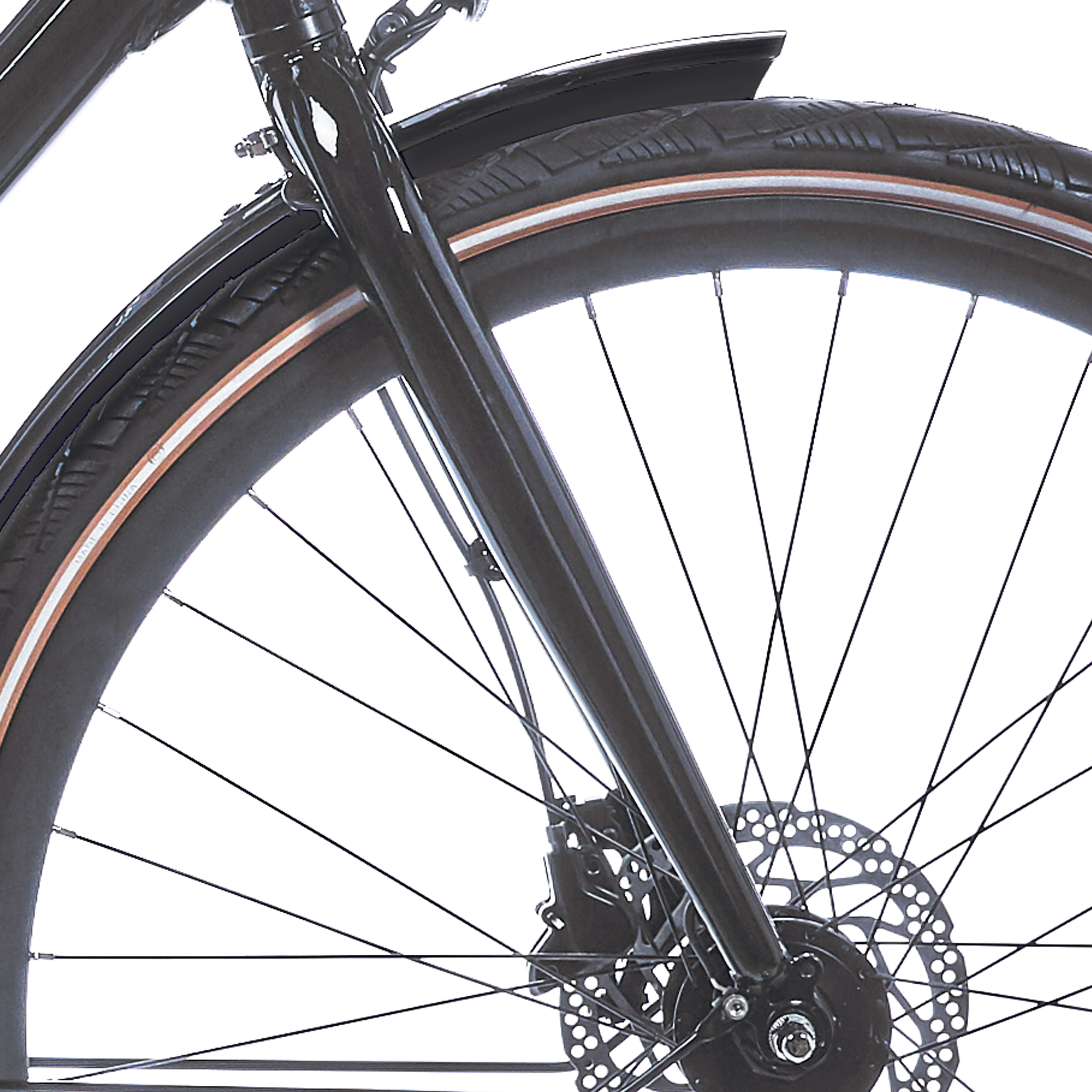 Cortina voorvork Mozzo DB zwartbruin