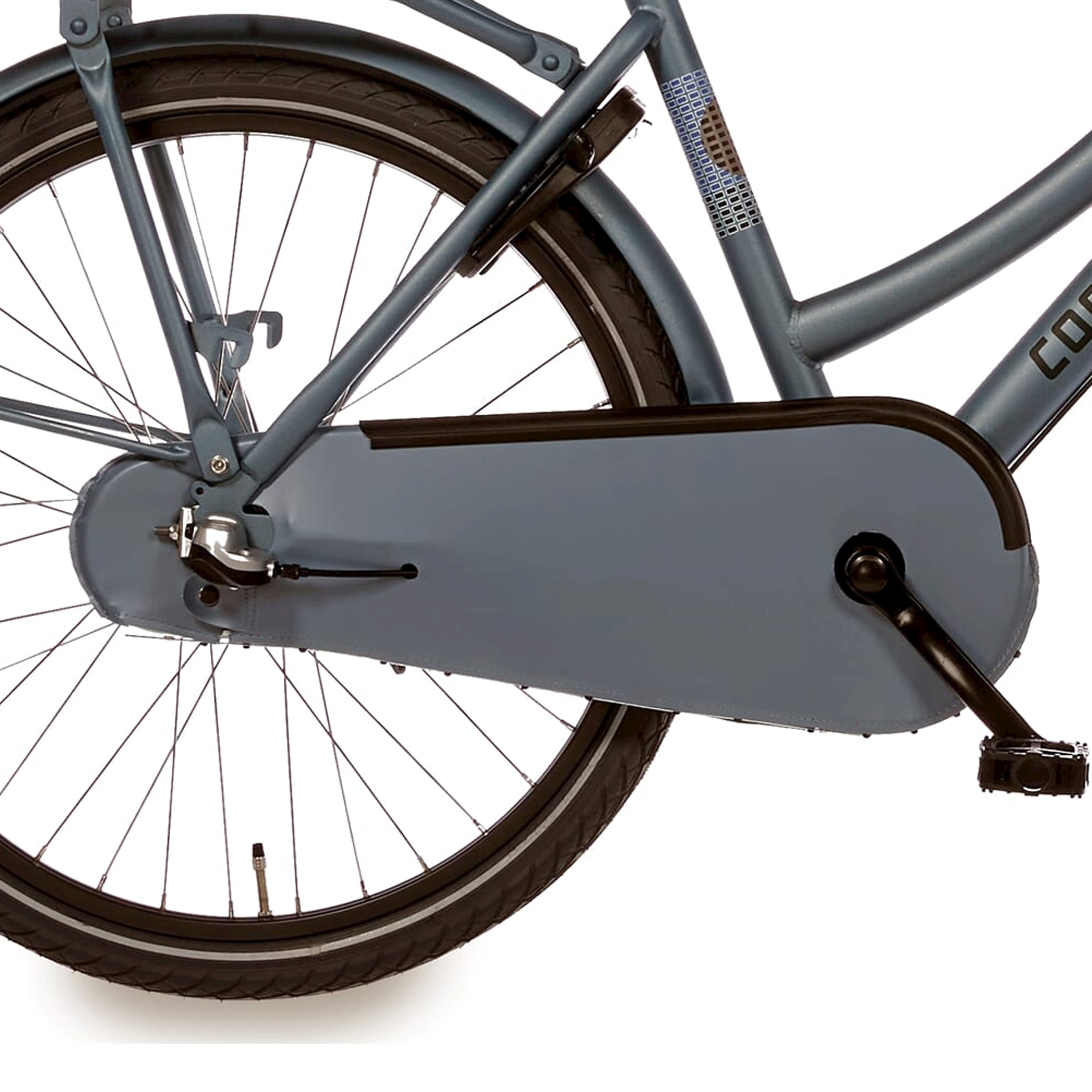 Cortina kettingkast lakdoek 24 U4 stonewash mat