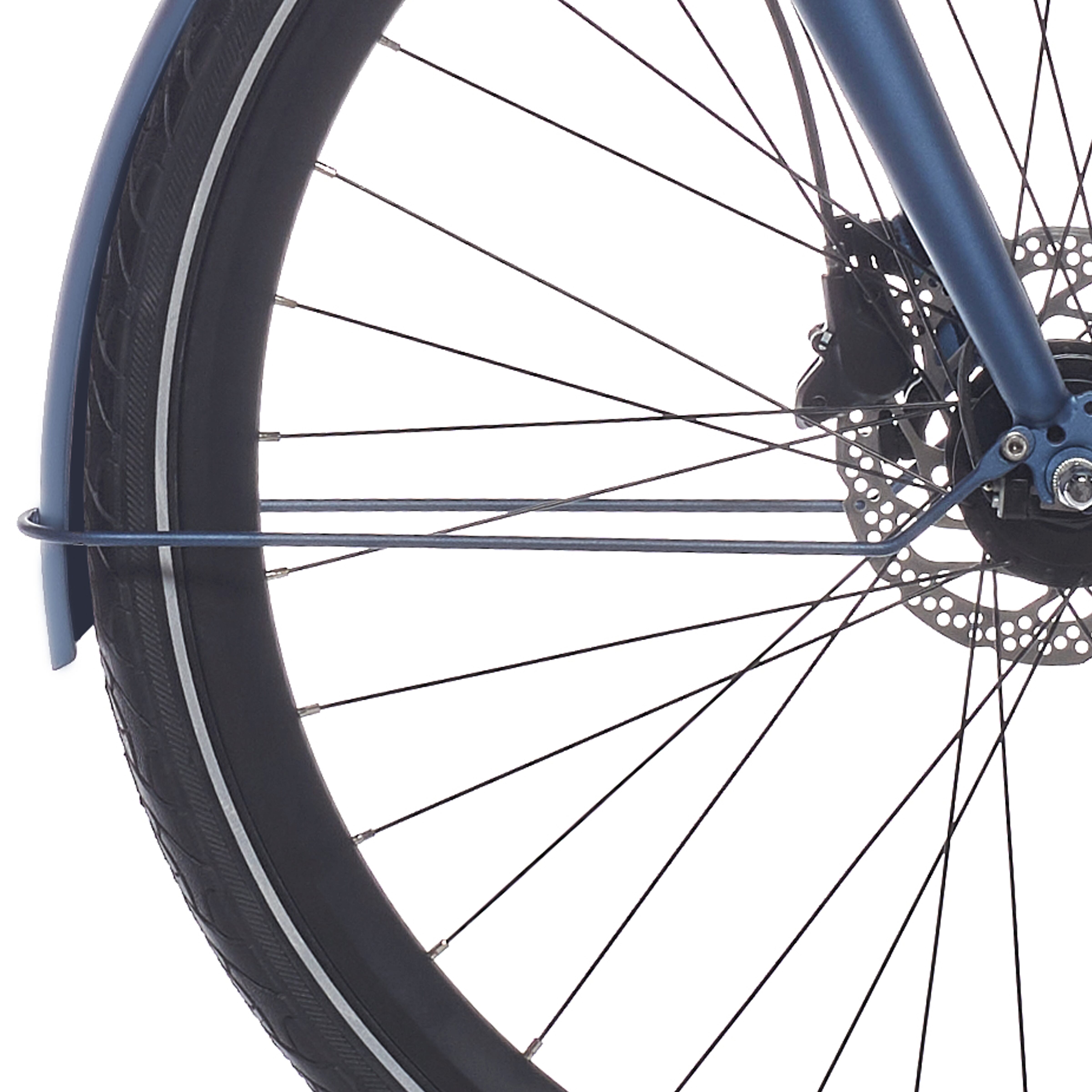 Cortina spatbordstang voor 28 mozzo blauwe as