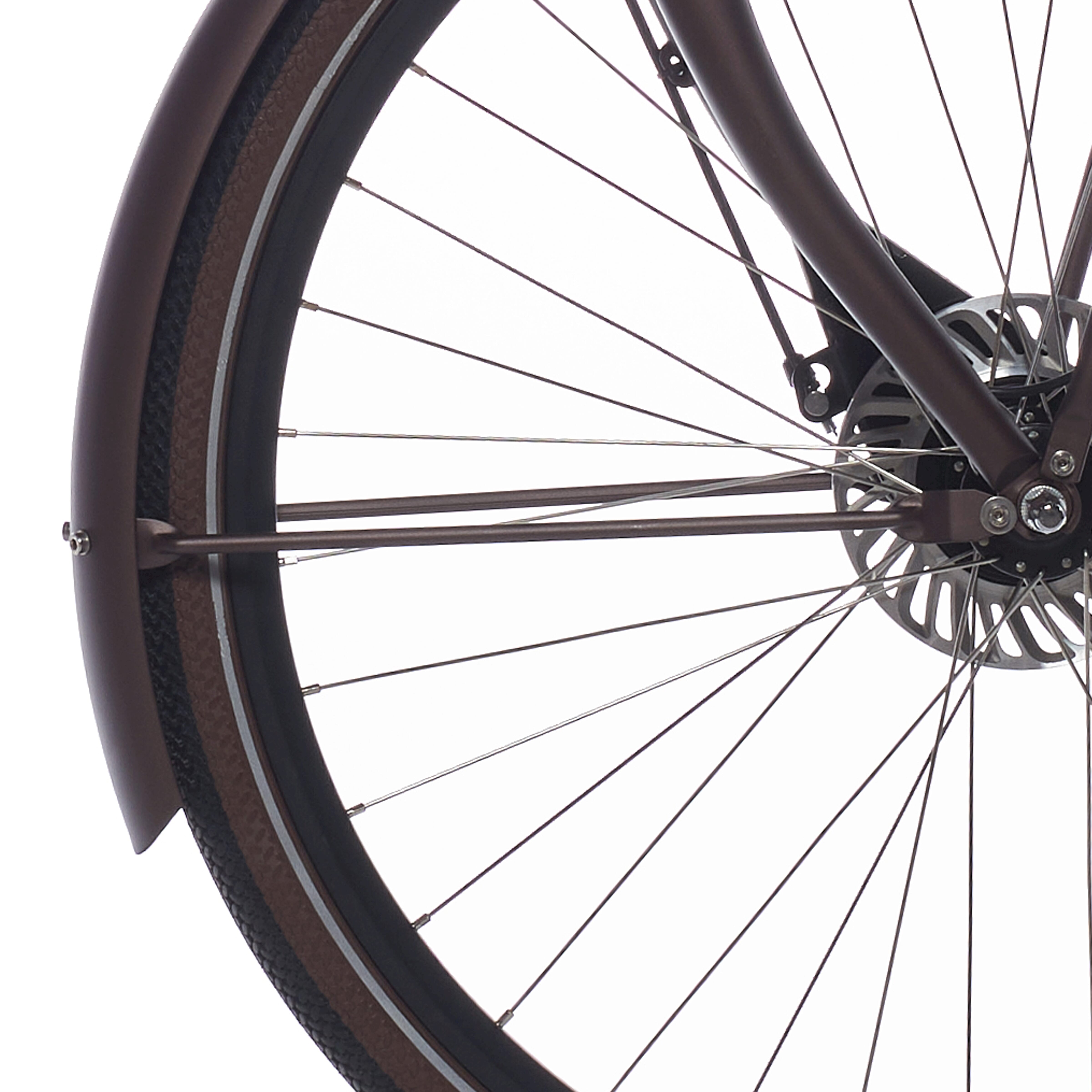 Cortina Spatbordstang voor 28 E-U4 monniksbruin mat