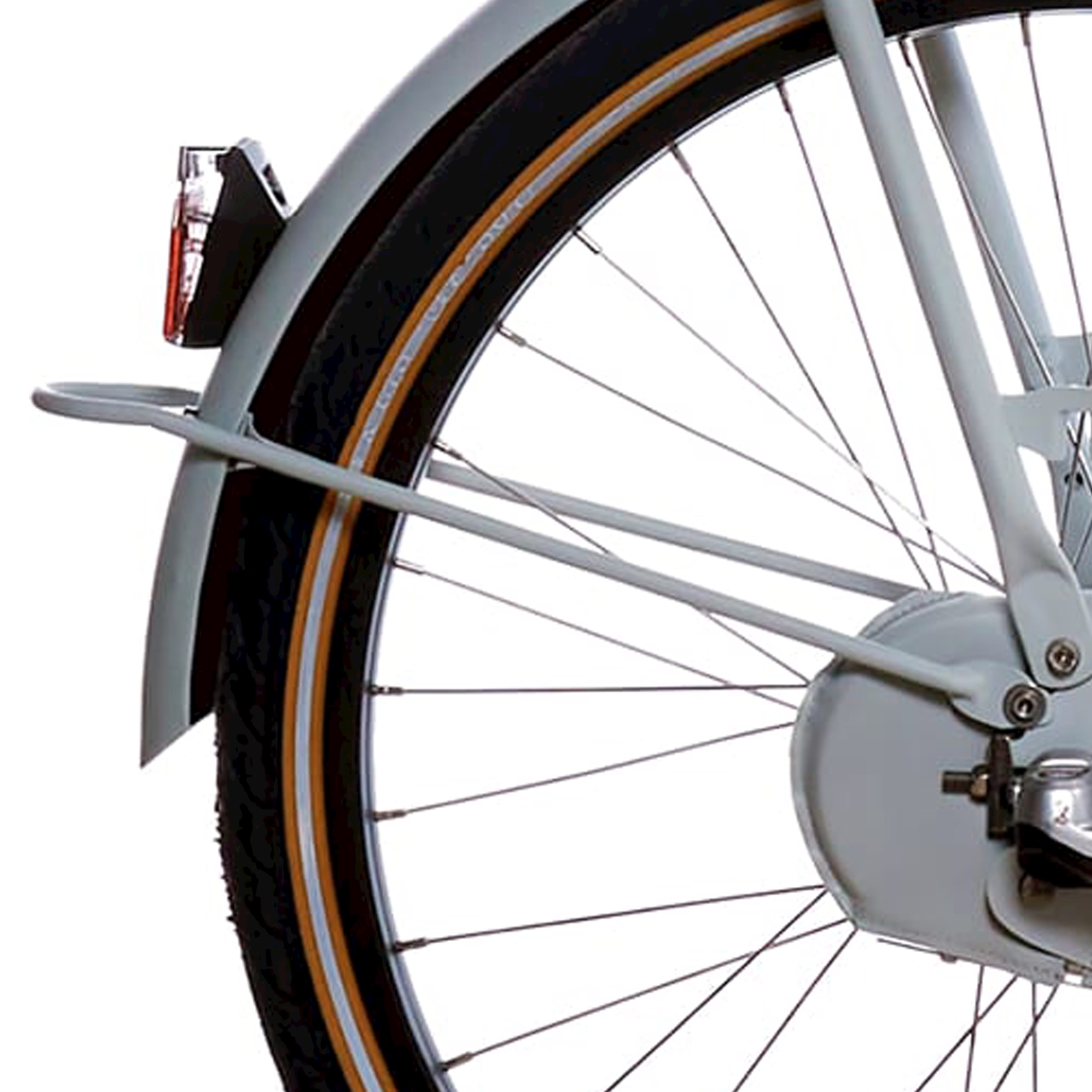 Cortina Spatbordstang achter 26 U4 glad grijs mat