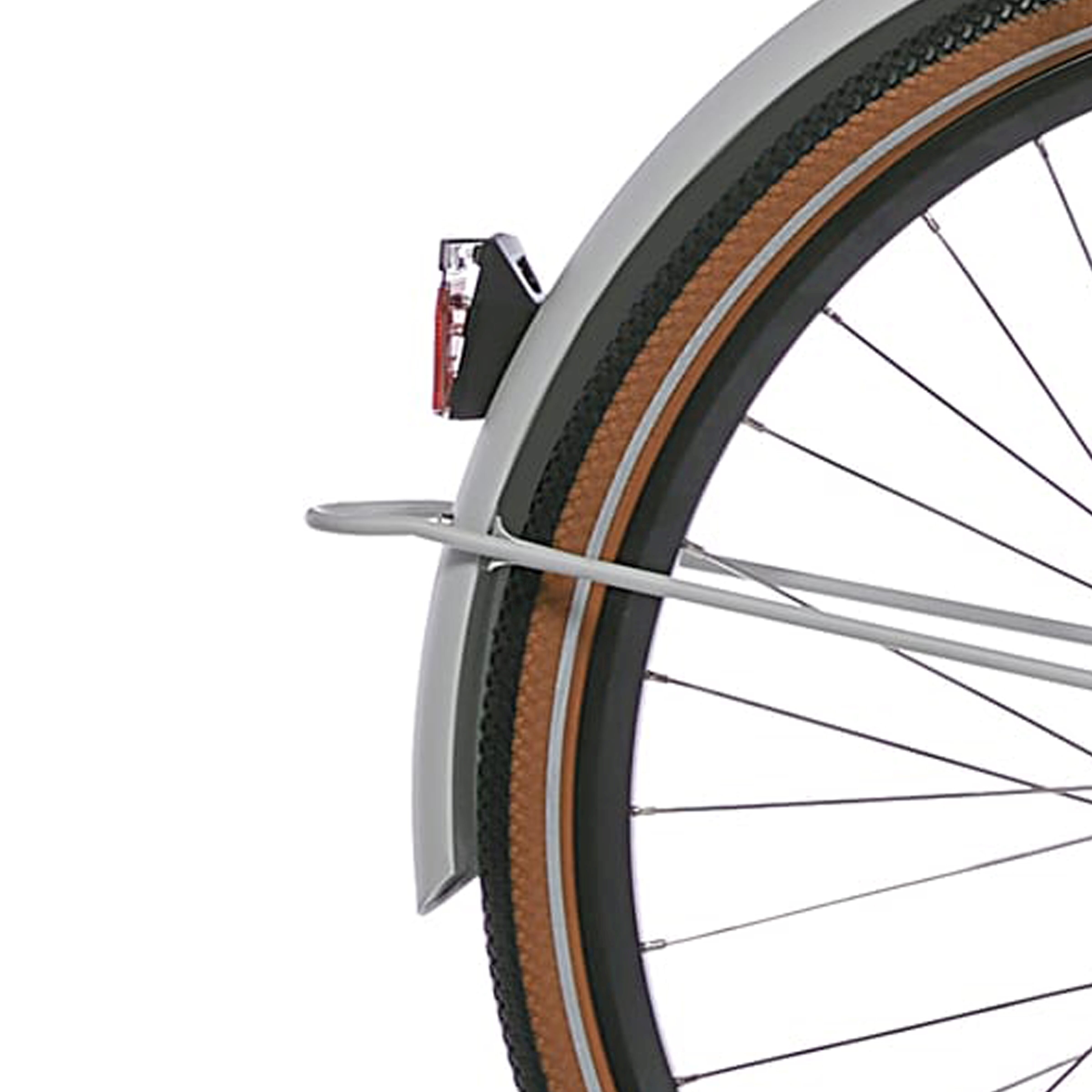 Cortina Spatbord achter 28 U4 glad grijs mat