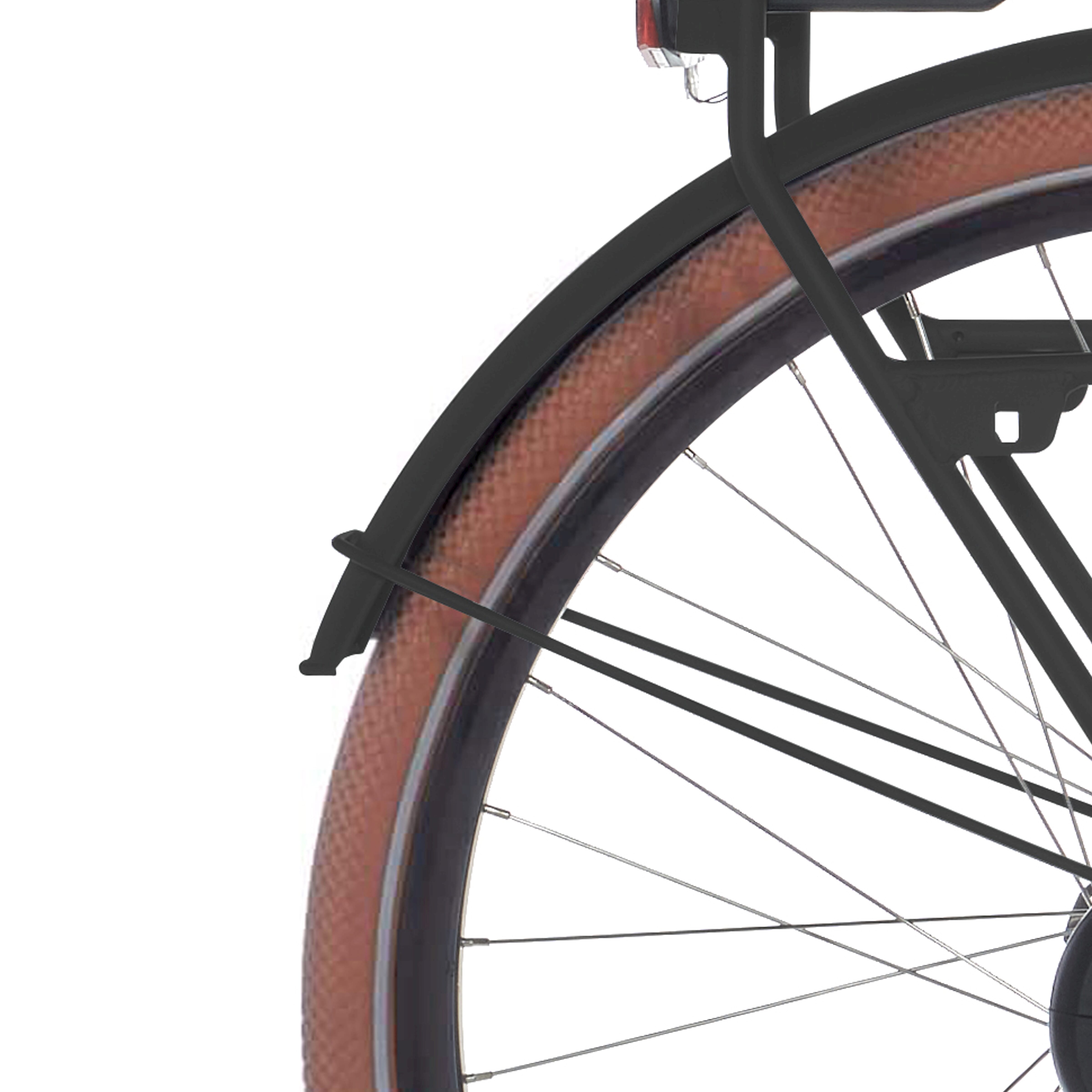Cortina spatbord achter 28 e-foss arrant zwart mat
