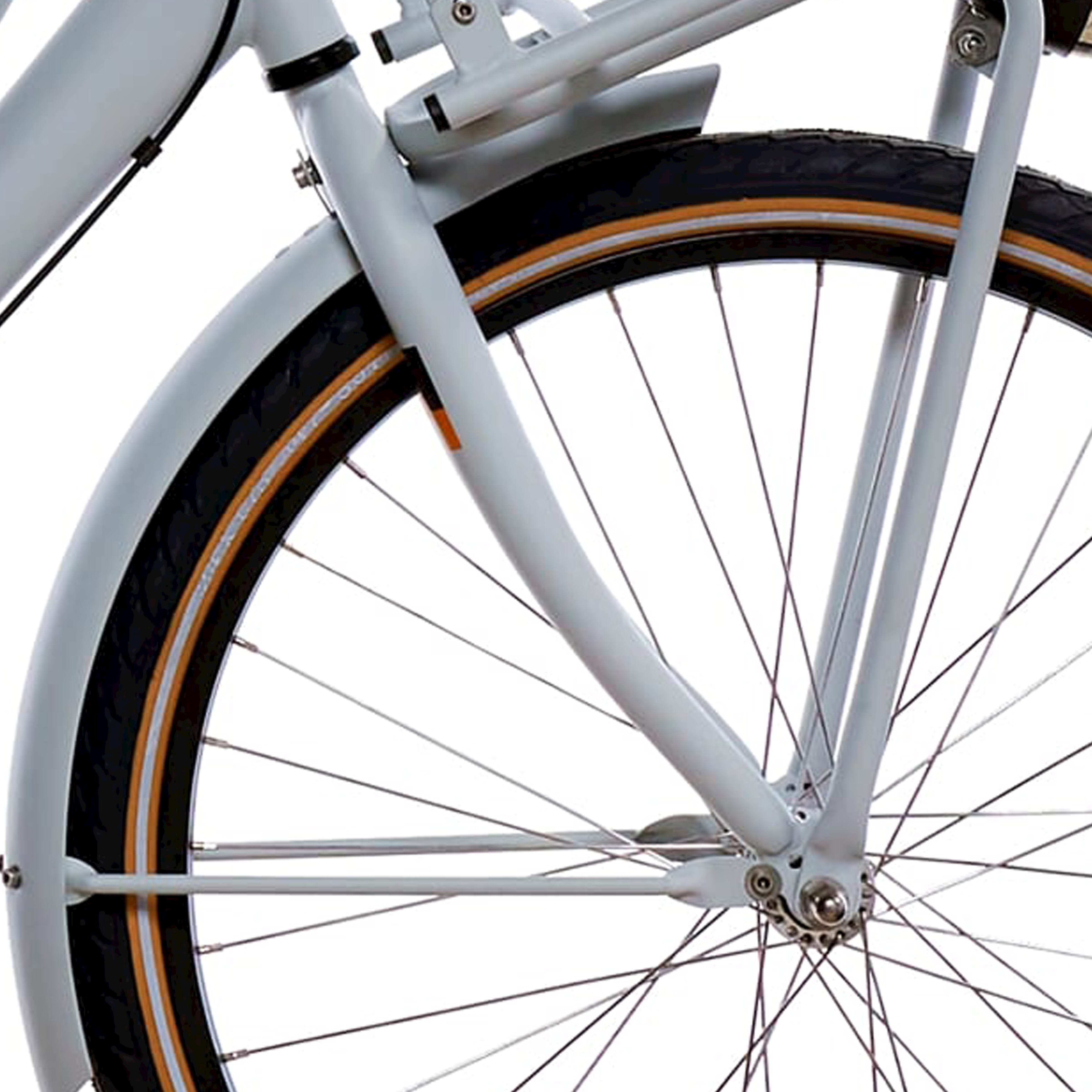 Cortina voorvork 26 U4 Meisjes glad grijs mat