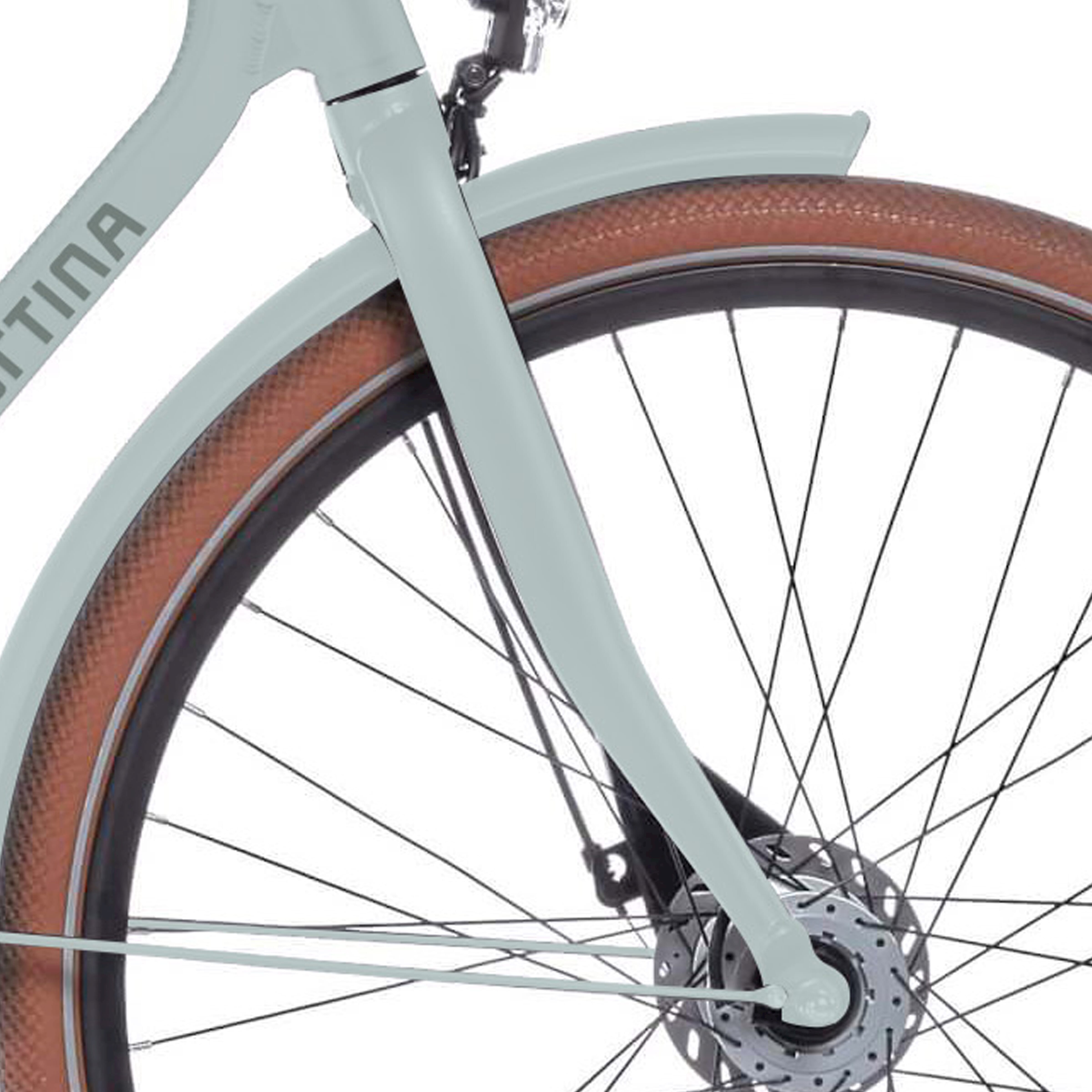 Cortina voorvork Foss blauwe waas mat