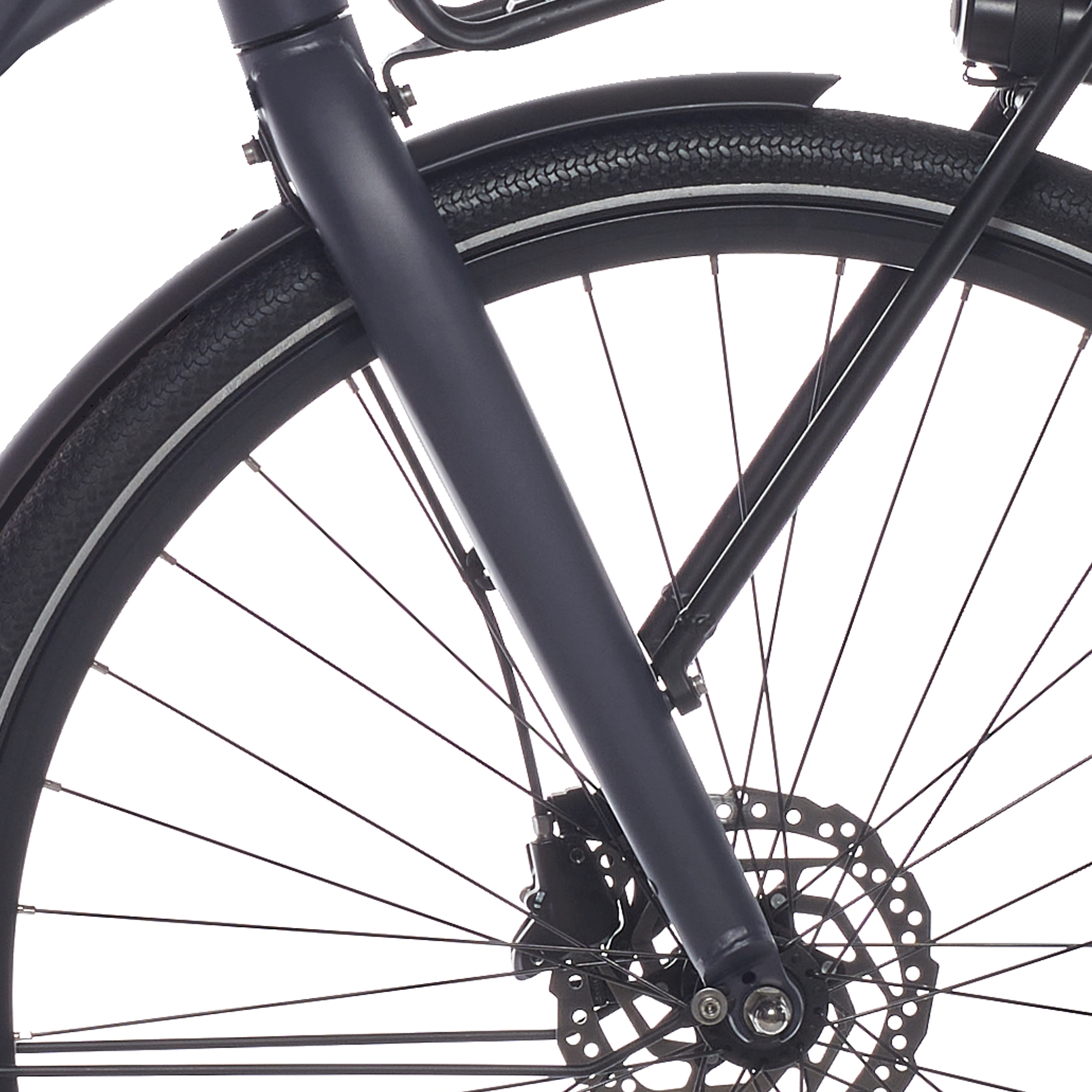 Cortina voorvork E-Common DB middernachtviolet mat