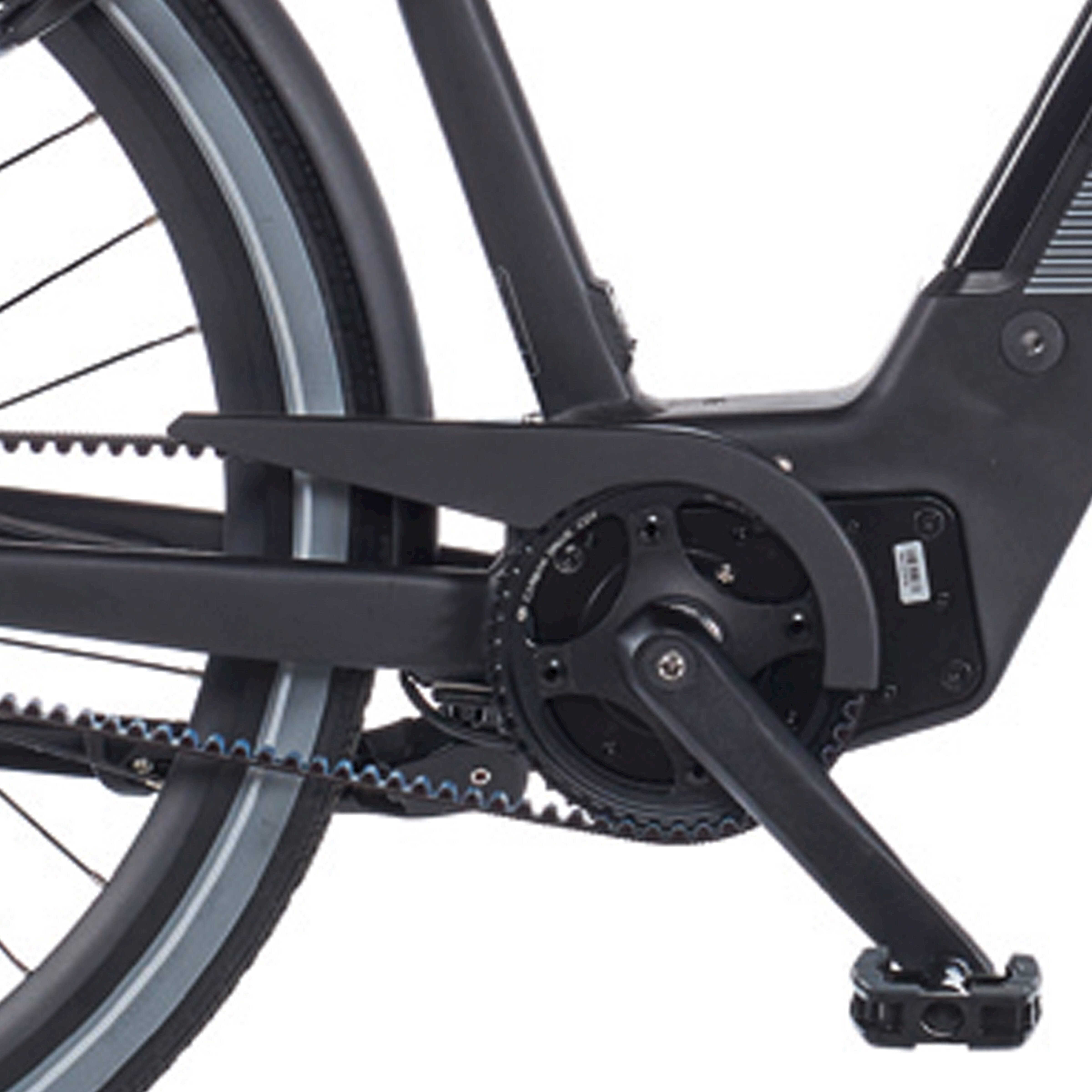 Cortina kettingscherm E-Blau gitzwart mat