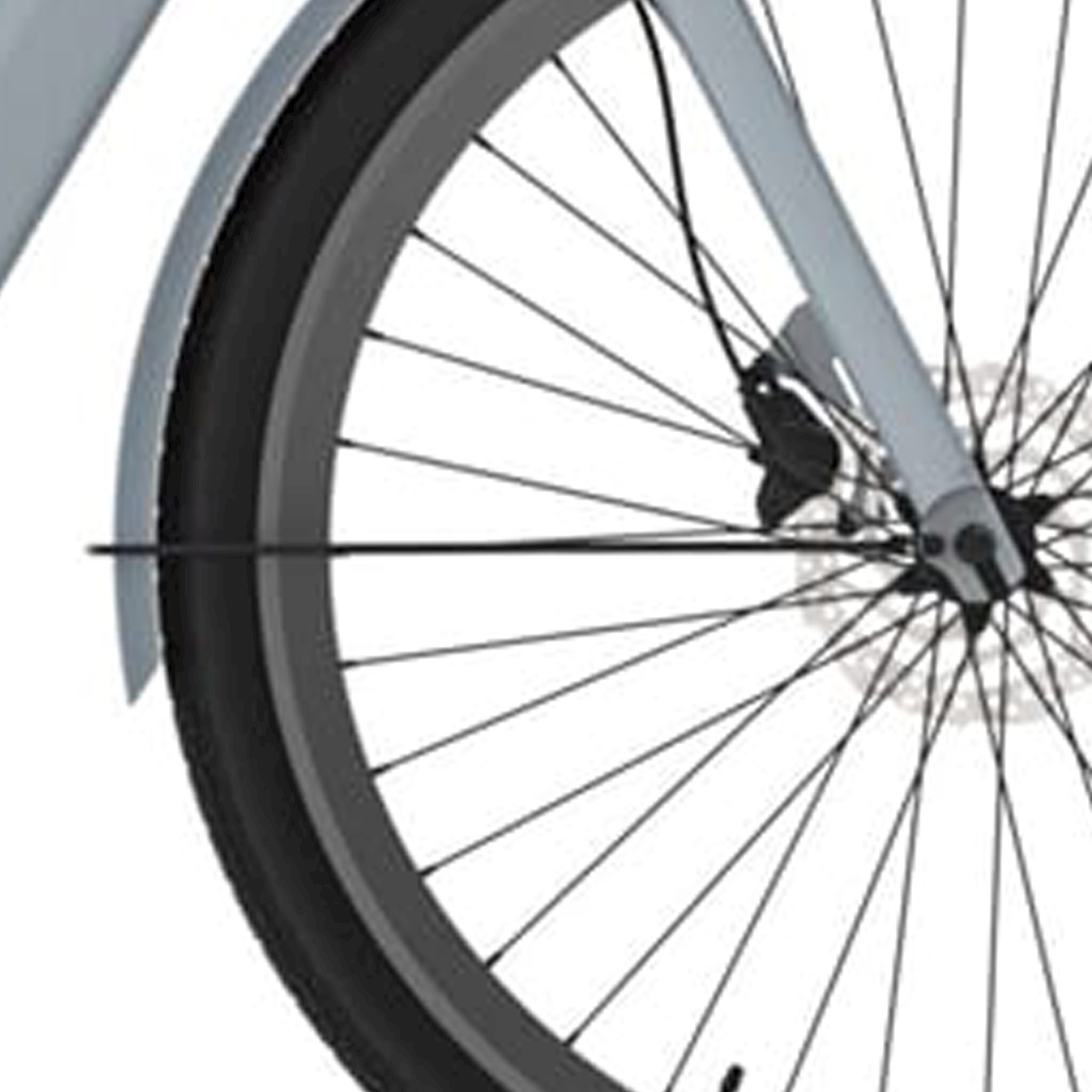 Cortina spatbordstang voor 28 e-nite metaal blauw mat