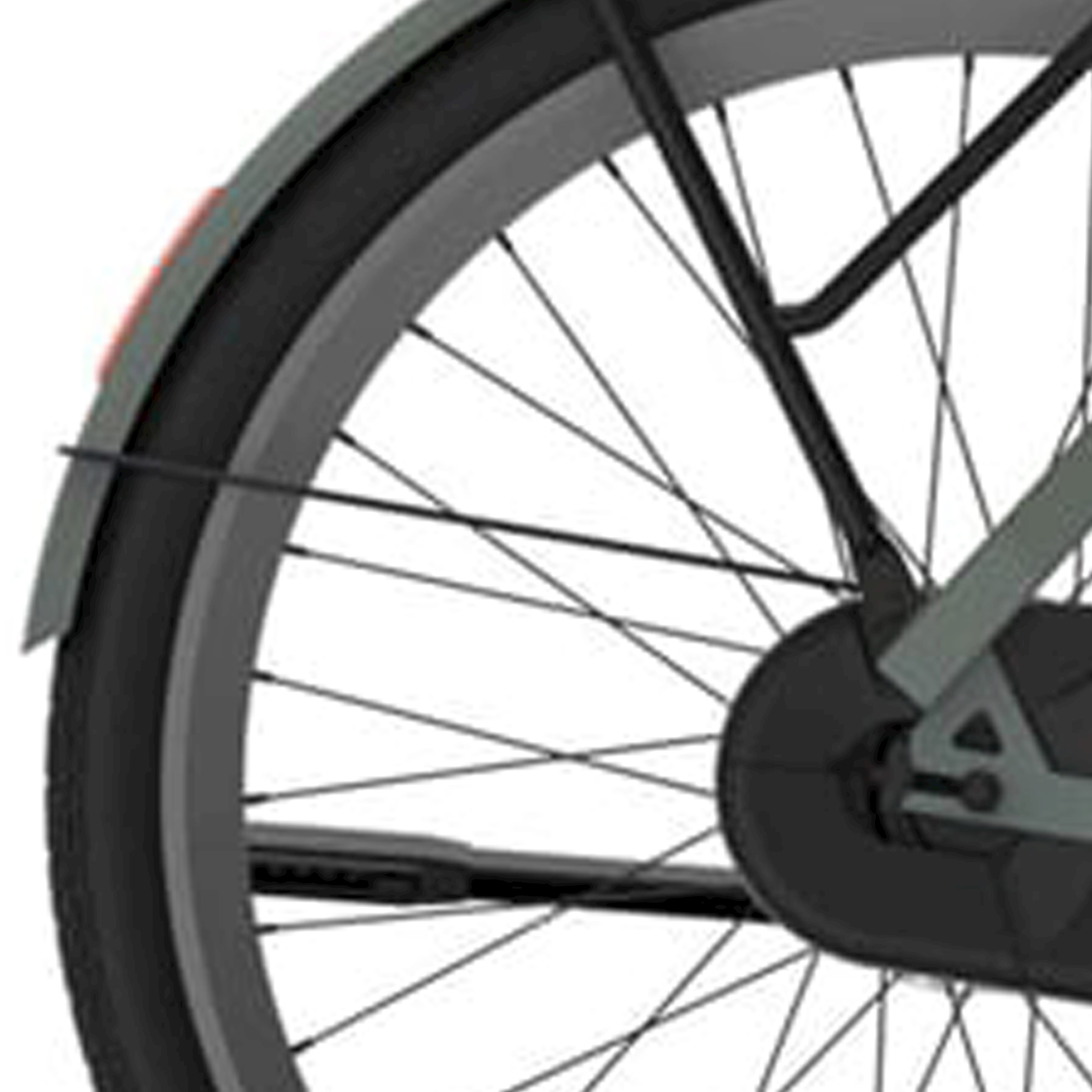 Cortina Spatbordstang 28 E-Nite titanic groen mat