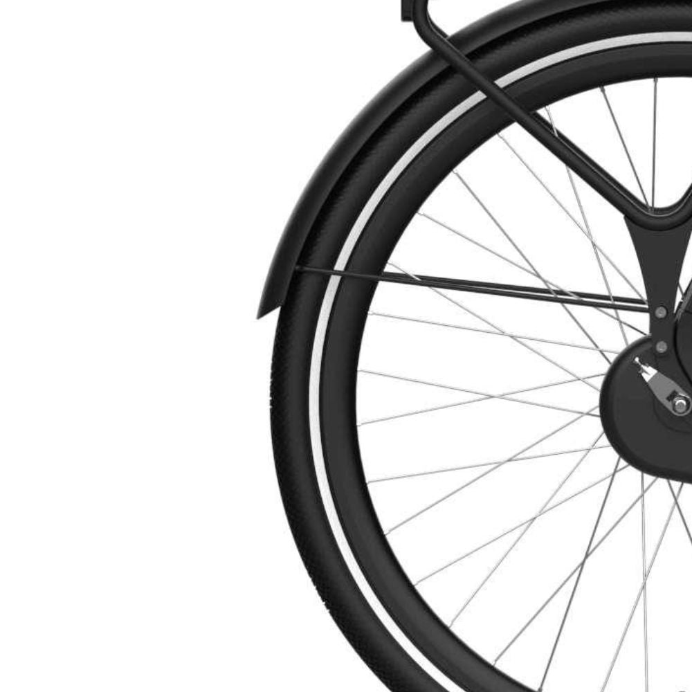 Cortina spatbordstang achter tij zwart mat