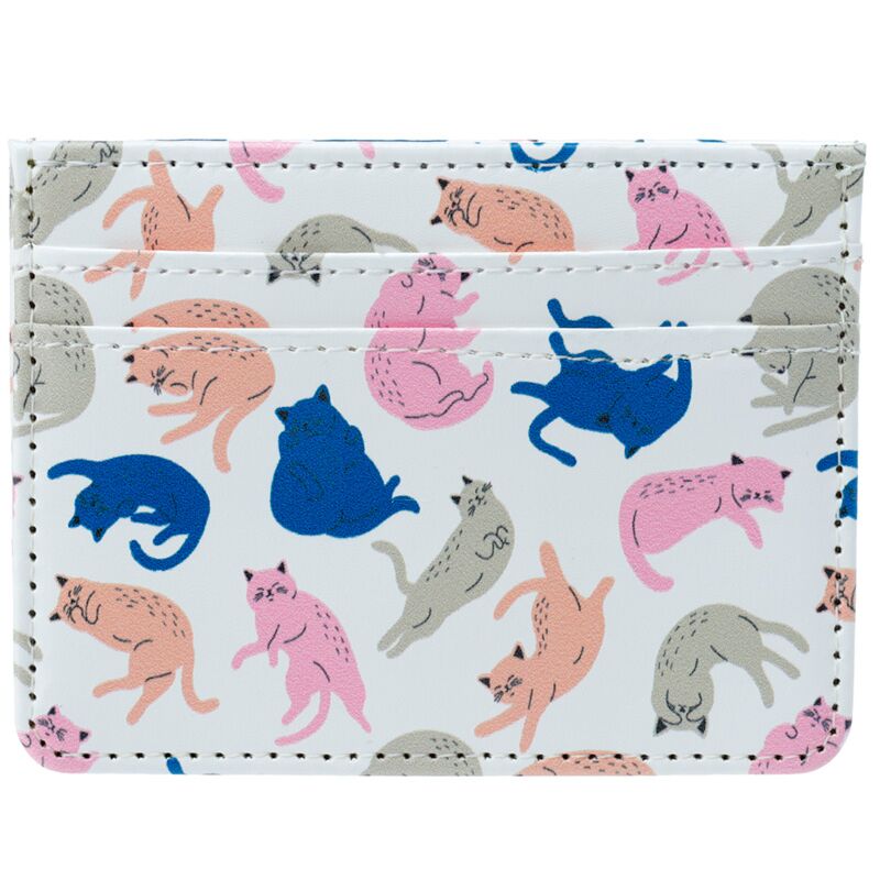 Cat's life stoffen rfid bescherming anti--skim kaarthouder