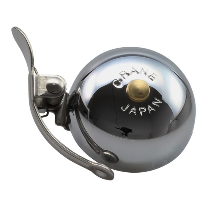 Crane mini suzu bell (die cast) - chrome plated