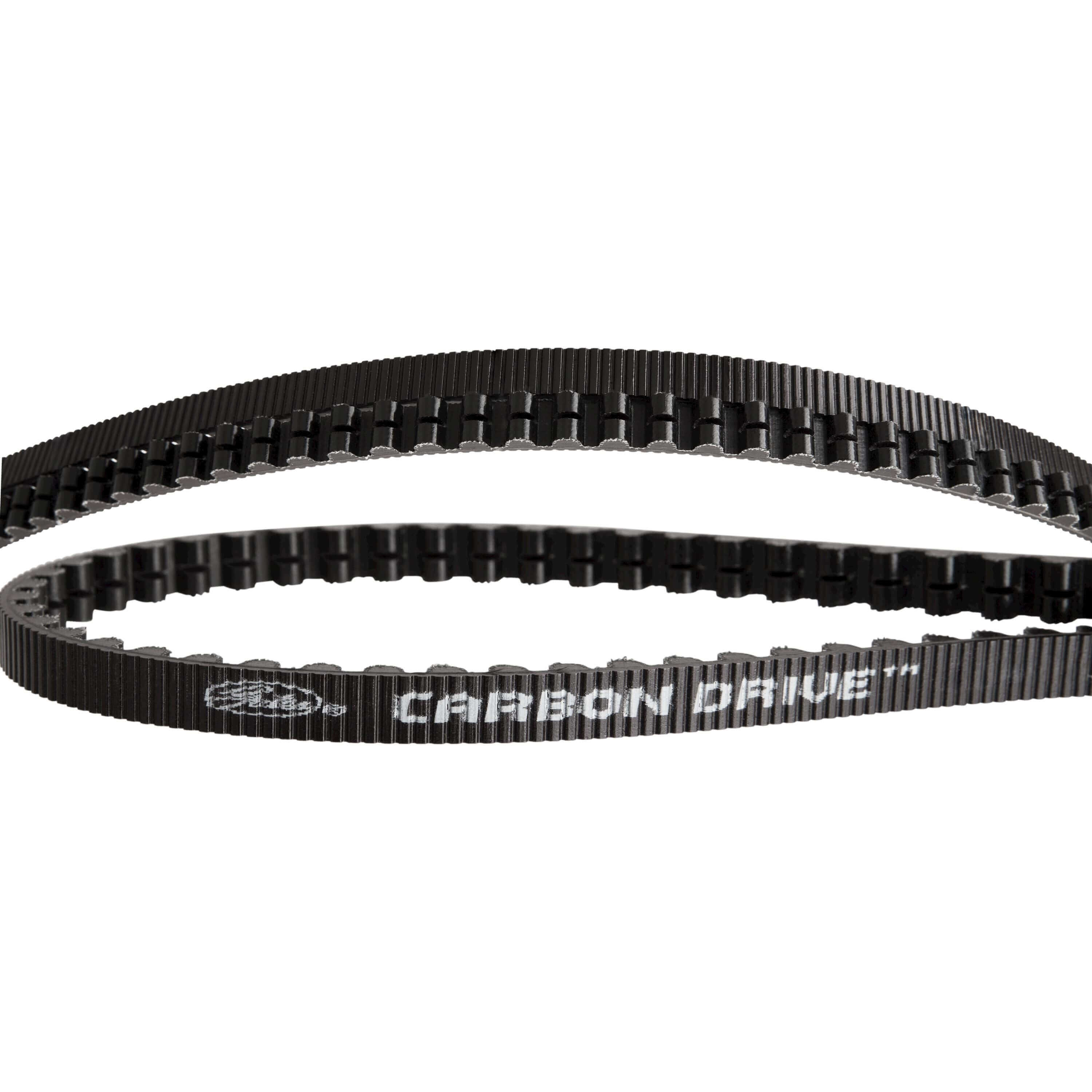 Gates cdx belt carbon drive 128 tands zwart
