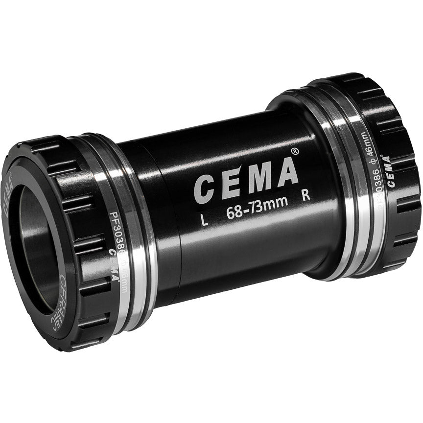 Cema beugelas pf30 sram dub sg3 gecoat keramisch zwart
