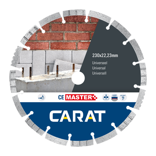 Carat diamantzaagblad 125 x22.22 universeel ce master