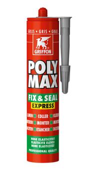 Griffon polymax fix seal montage afdichtingskit grijs 425g