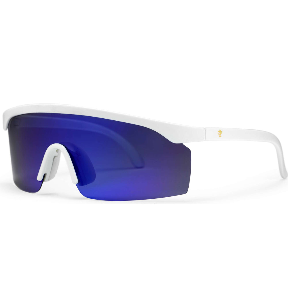 Chpo bril lelle wit blauw spiegel