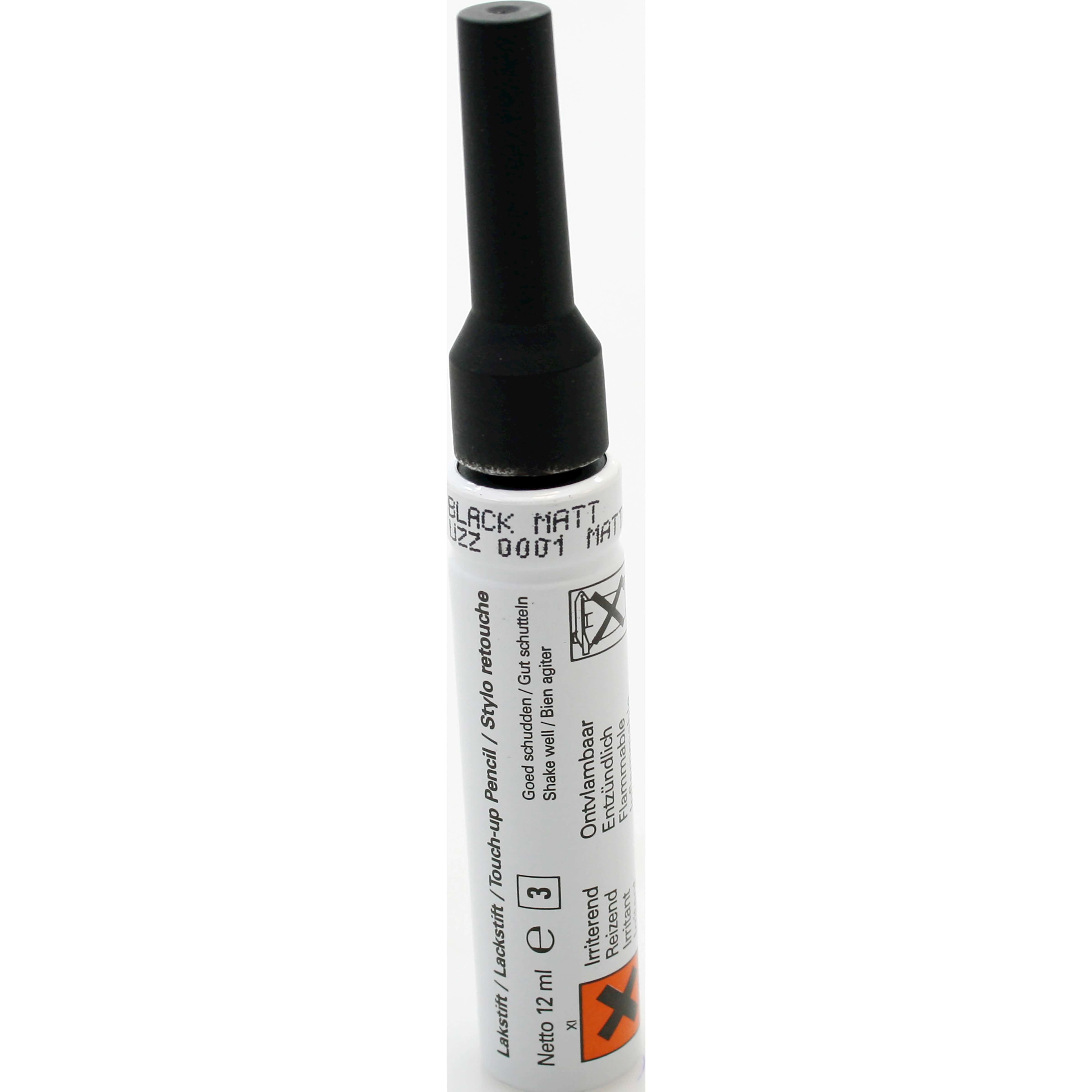 Cortina lakstift zwart uzz 0001 mat