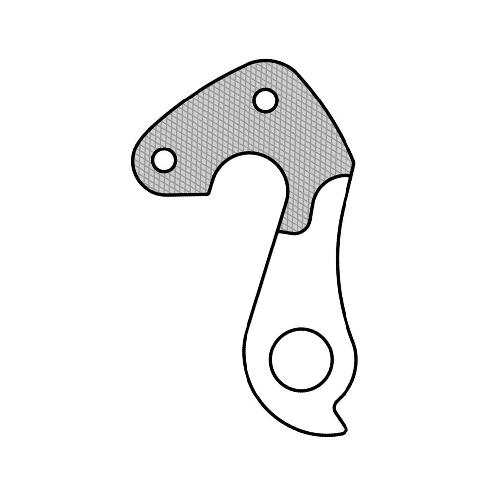 Union schaltauge dropout hg-204 incl. screws