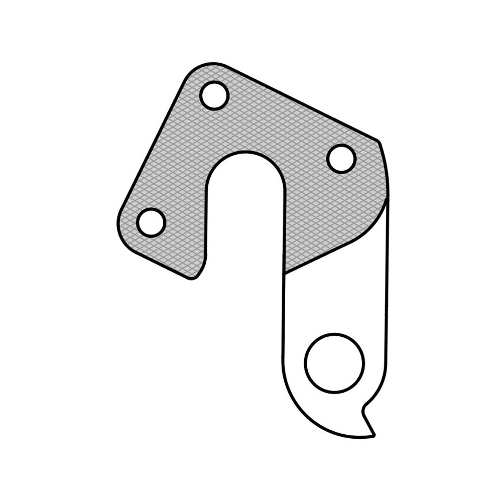 Patte de dérailleur Union GH-213 Ghost, Merida, Feutre