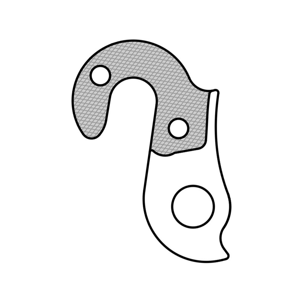 Patte de dérailleur Union GH-245 Bulls, Focus, Raleigh