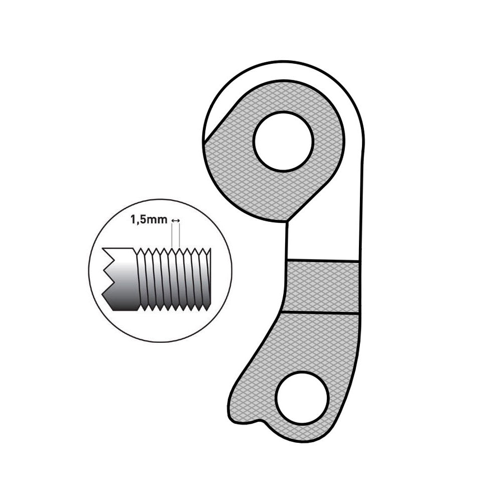 Union derailleur hanger GH-250 Bulls
