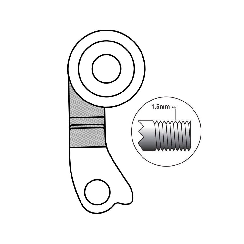 Union derailleur hanger GH-250 Bulls