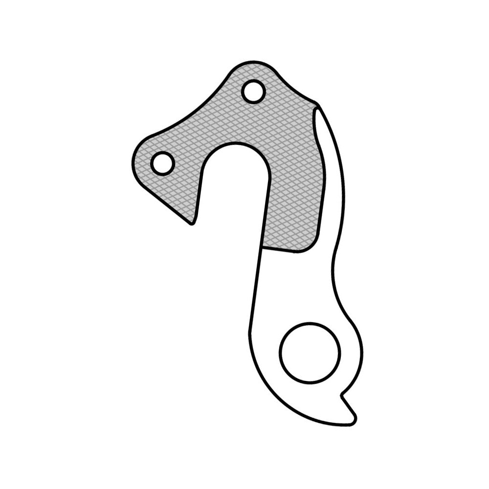 Union schaltauge dropout hg-254 incl. screws