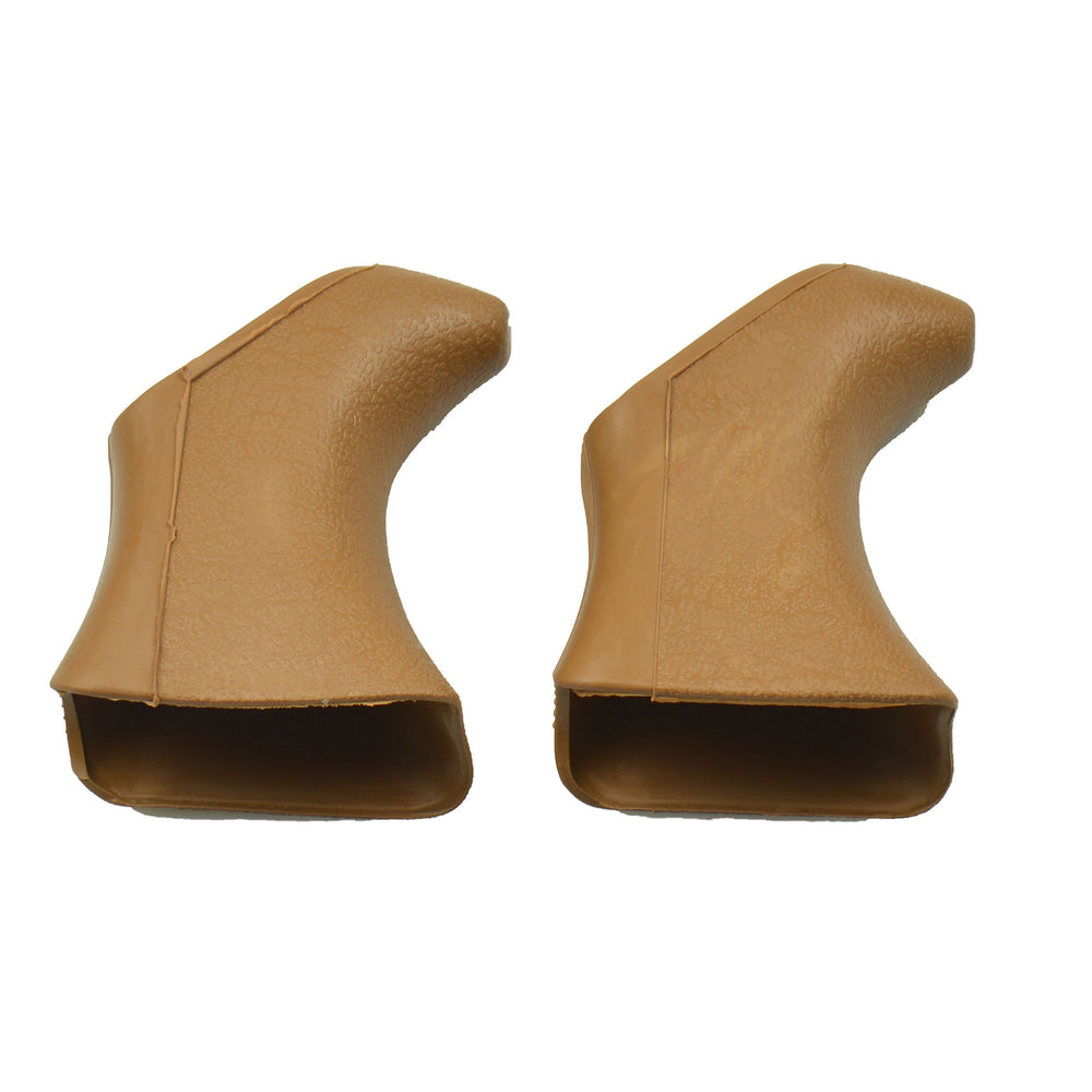 caoutchoucs de levier de frein Cldxs marron 7 cm 2 pcs