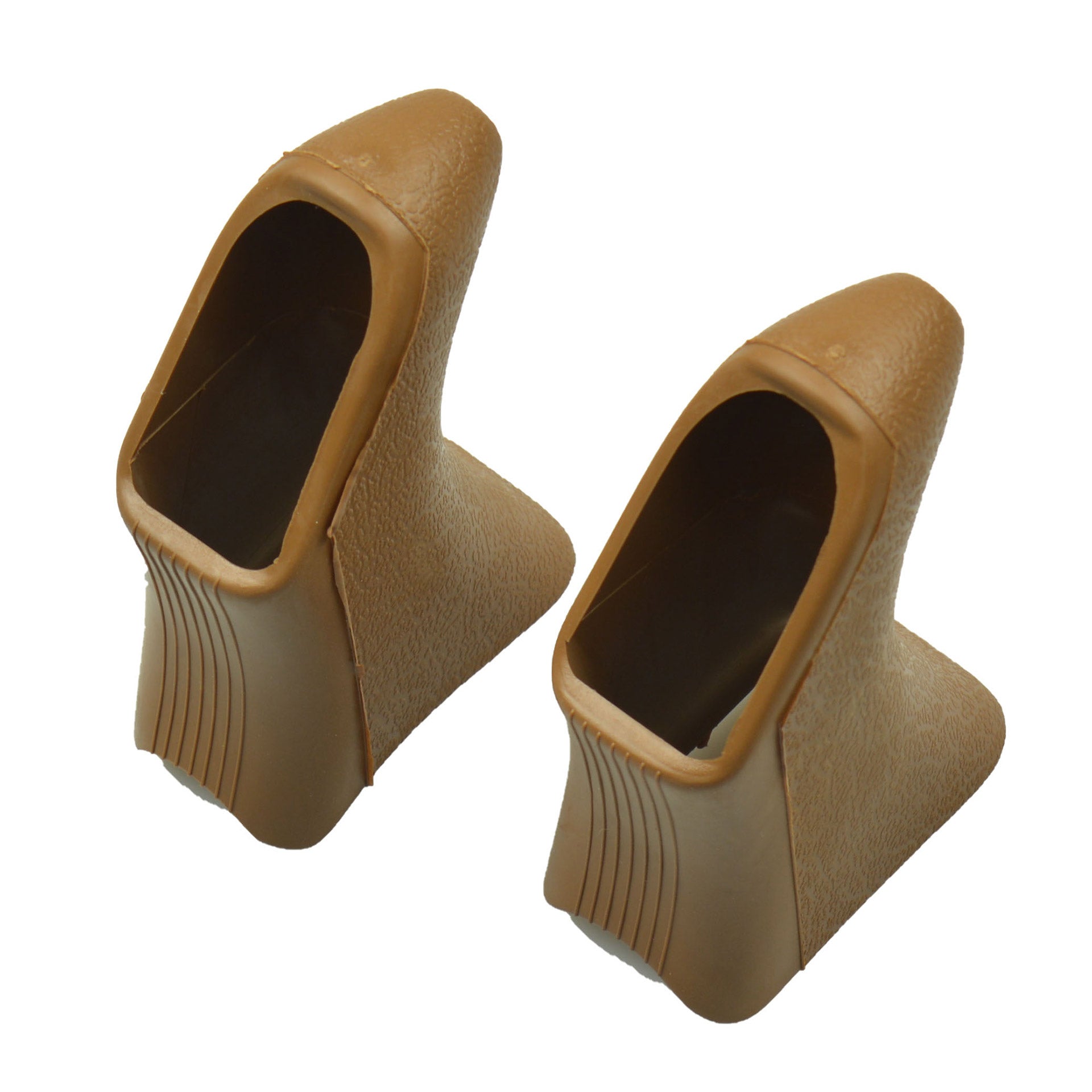 caoutchoucs de levier de frein Cldxs marron 7 cm 2 pcs