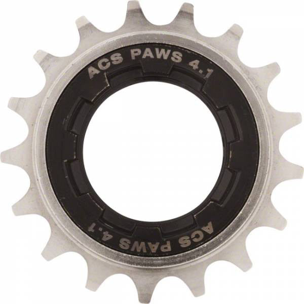 Acs freewheel bmx 17t 3 32 paws 4.1 bsa nikkel zwart