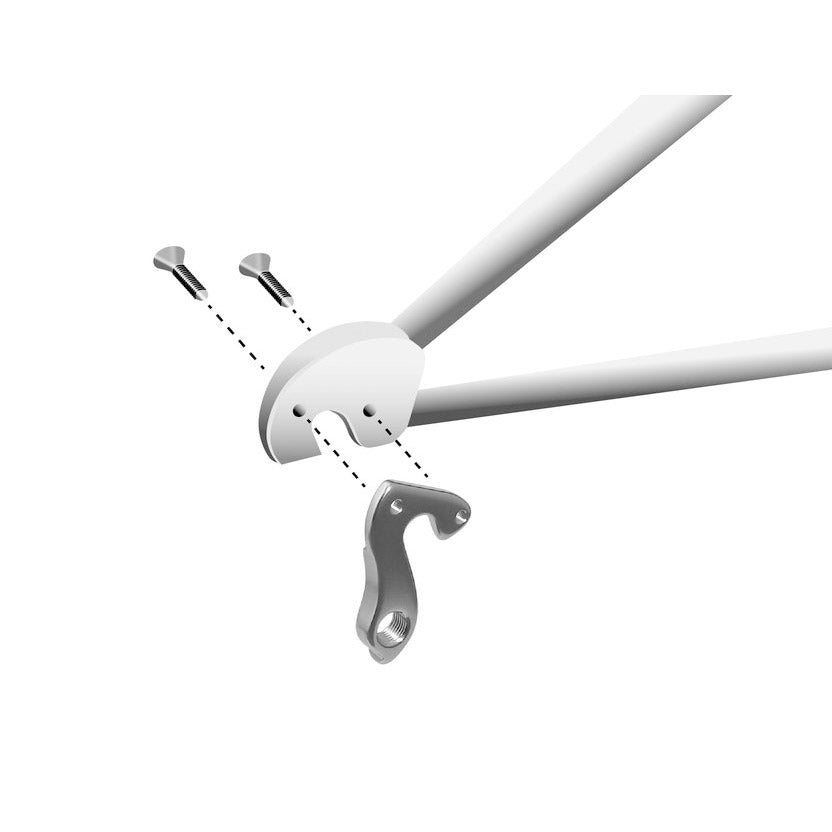 Union derailleur hanger GH-056 with bolt set M4x0.7