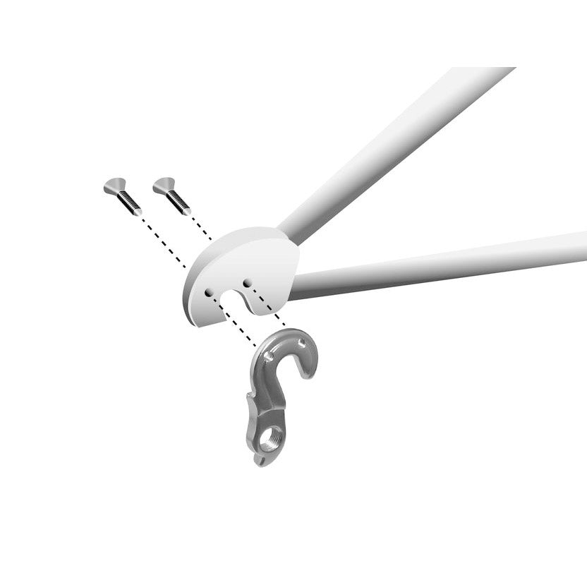 Union derailleur hanger GH-082 with screw set M4x0.7