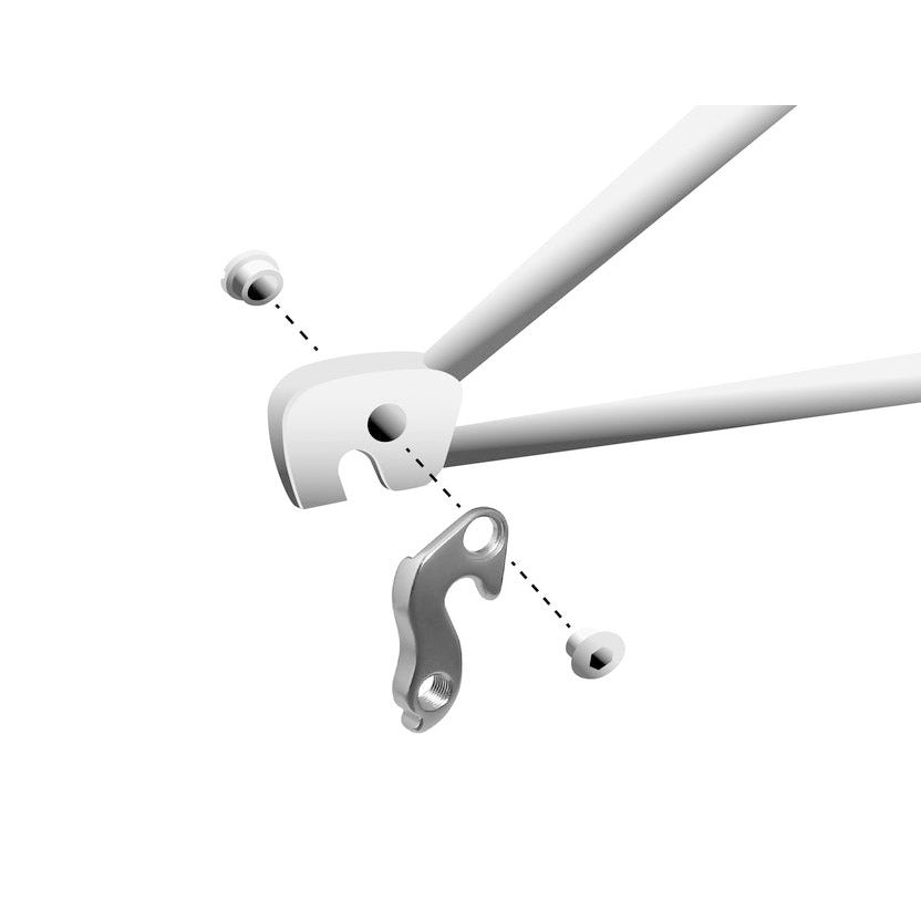 Patte de dérailleur Union GH-083 avec jeu de vis M8x0,75