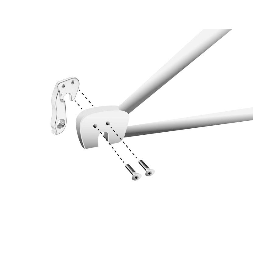 Patte de dérailleur Union GH-093 avec jeu de vis M4x0,7