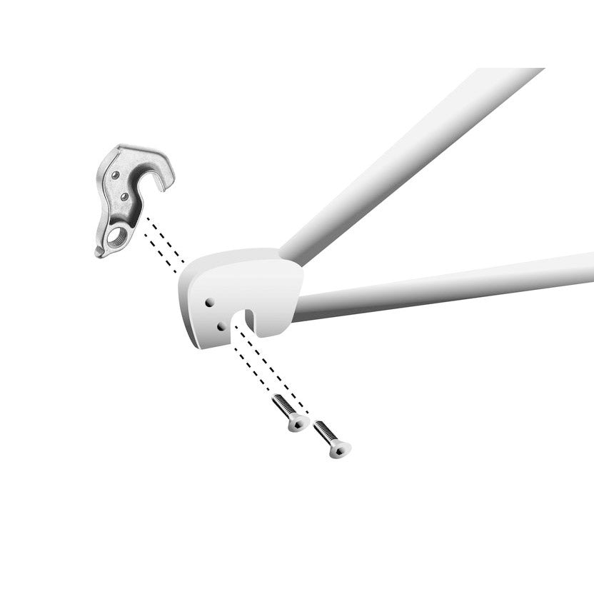 Patte de dérailleur Union GH-141 avec jeu de vis M3x0,5