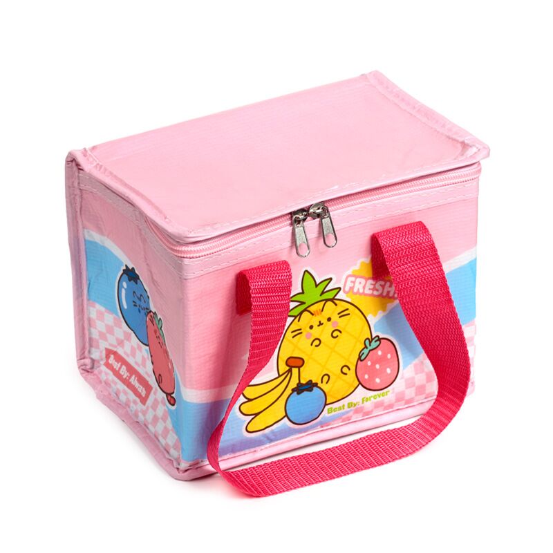 Union rpet duurzame koeltas lunchtas pusheen de kat fruit